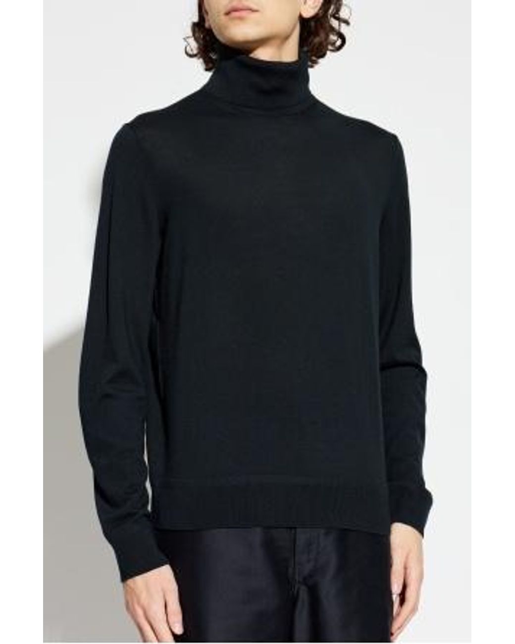 Tom Ford Blue Turtleneck Knitted Jumper for men