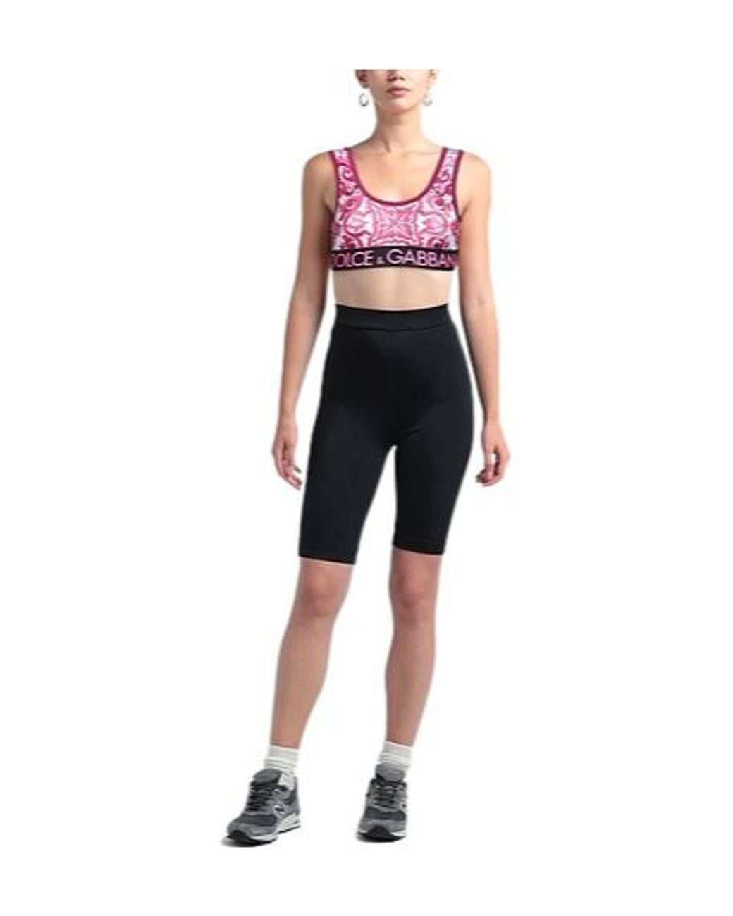 Dolce & Gabbana Pink Multi-Color Sports Vest
