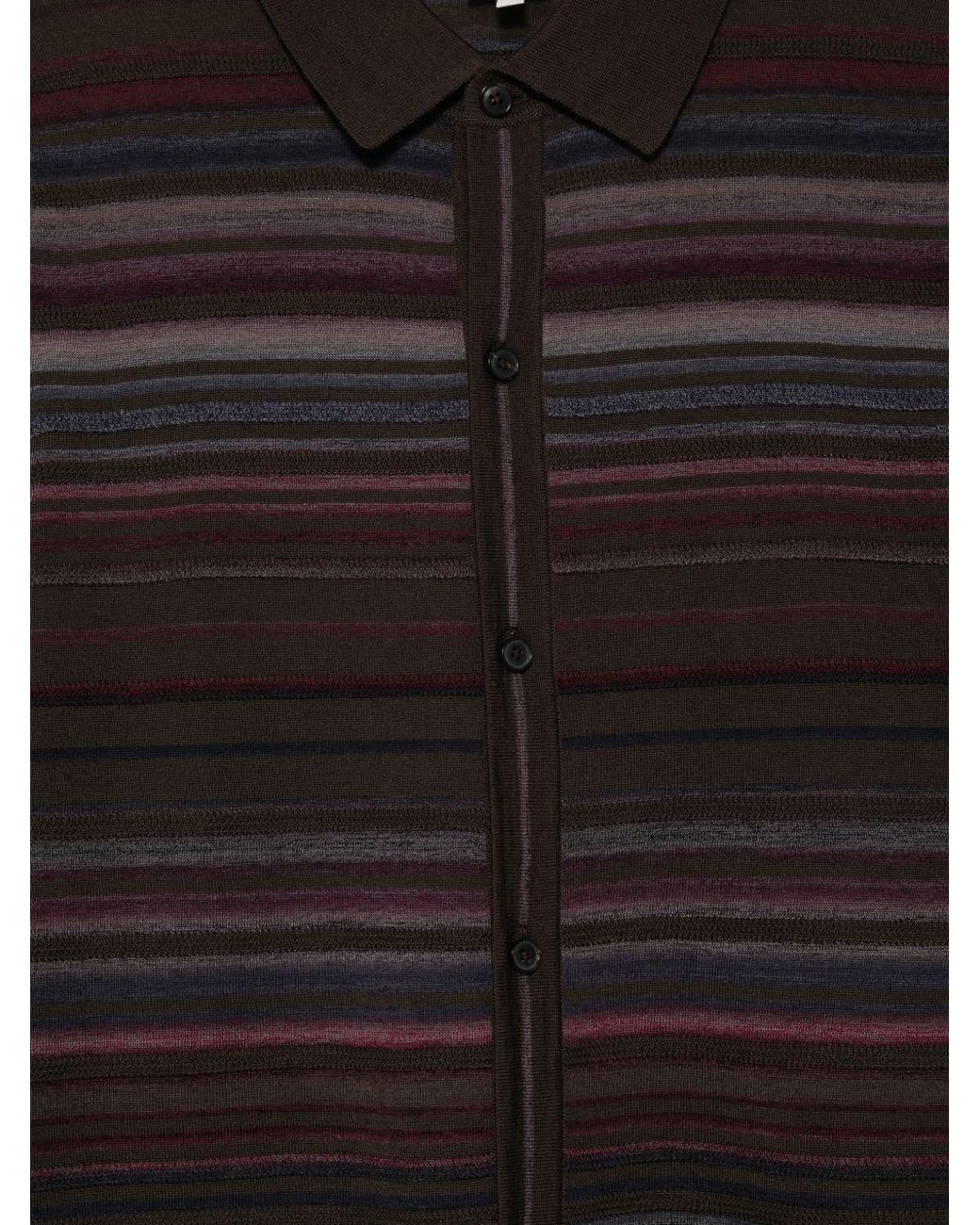 Paul Smith Black Knitted Cardigan for men