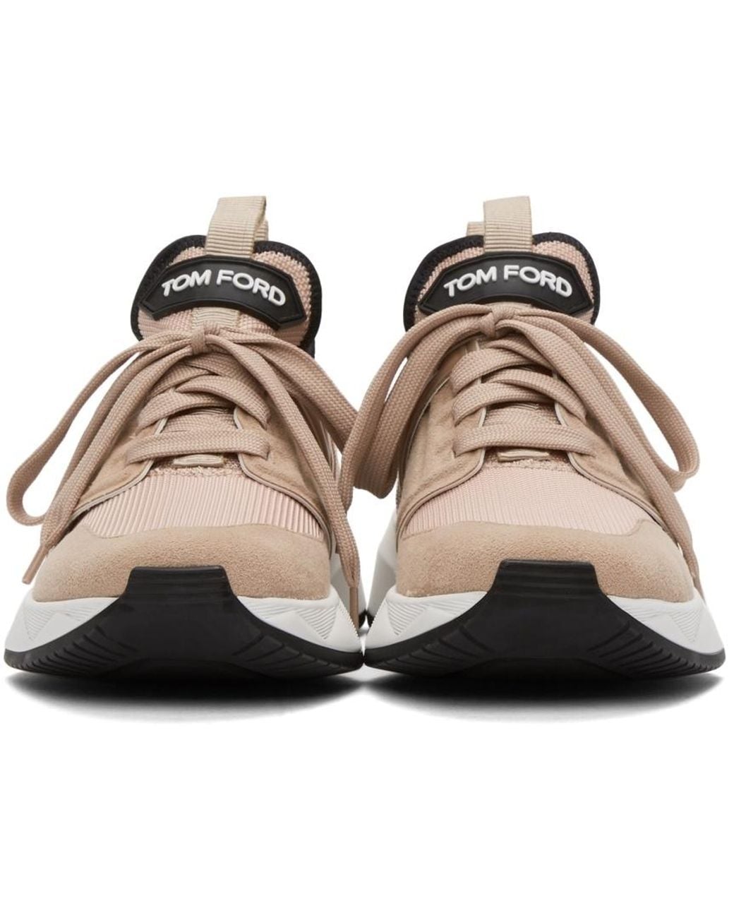 Tom Ford Natural Jago Low-Top Sneakers