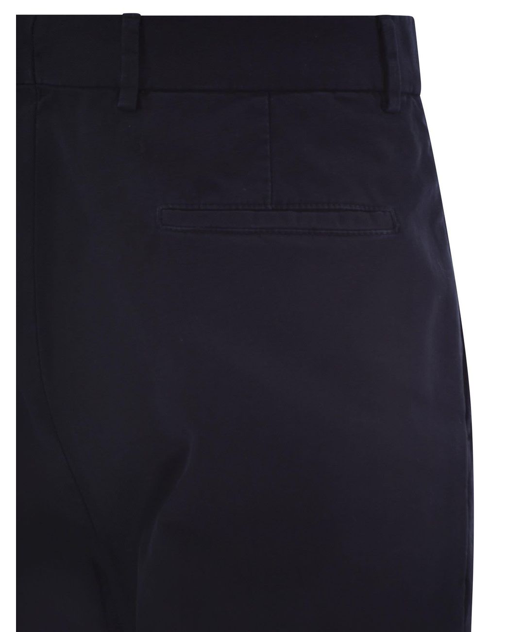 Brunello Cucinelli Blue Pleated Pants for men