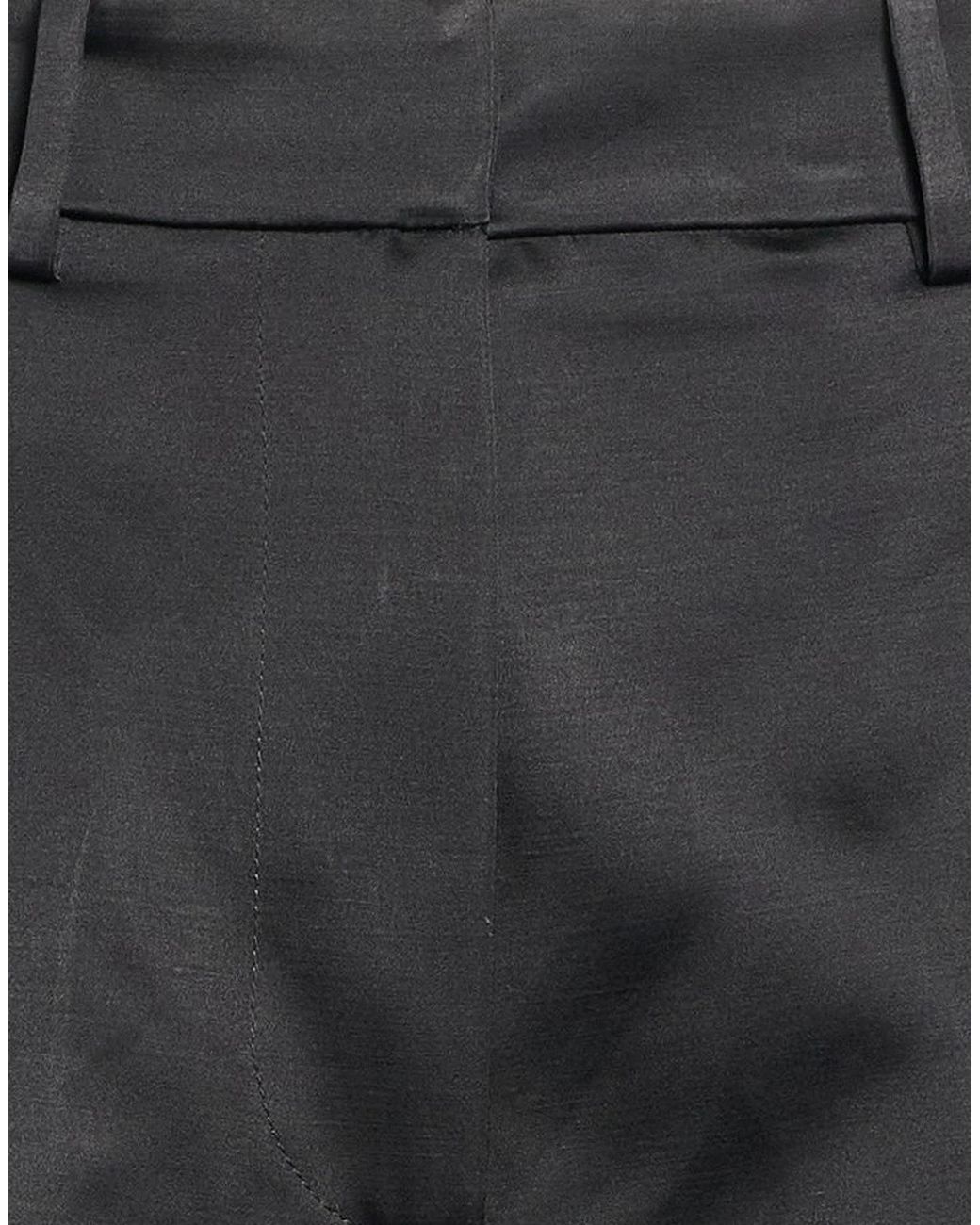 Marni Gray Casual Satin Shorts