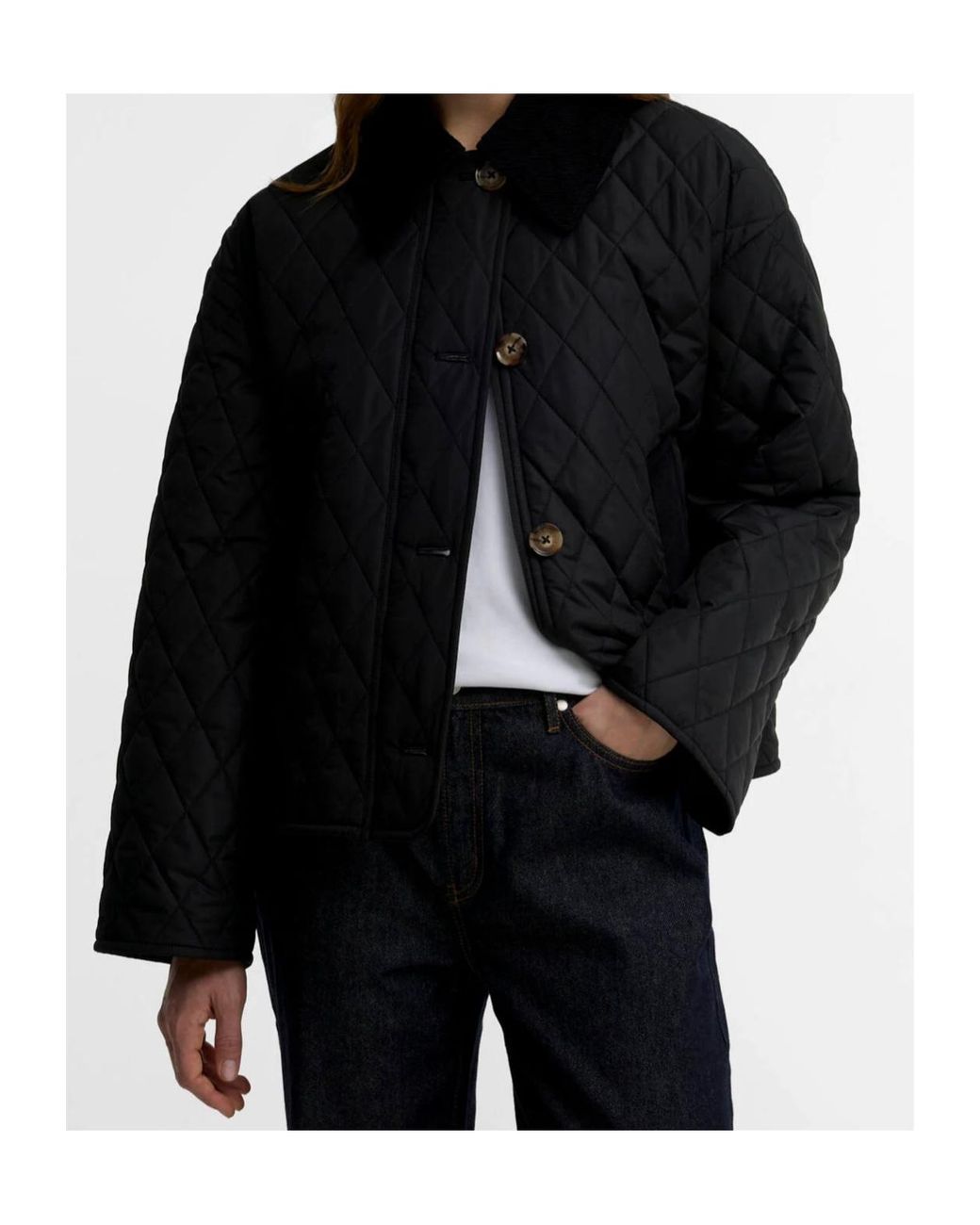 Barbour Black Moira Quilted Jacket