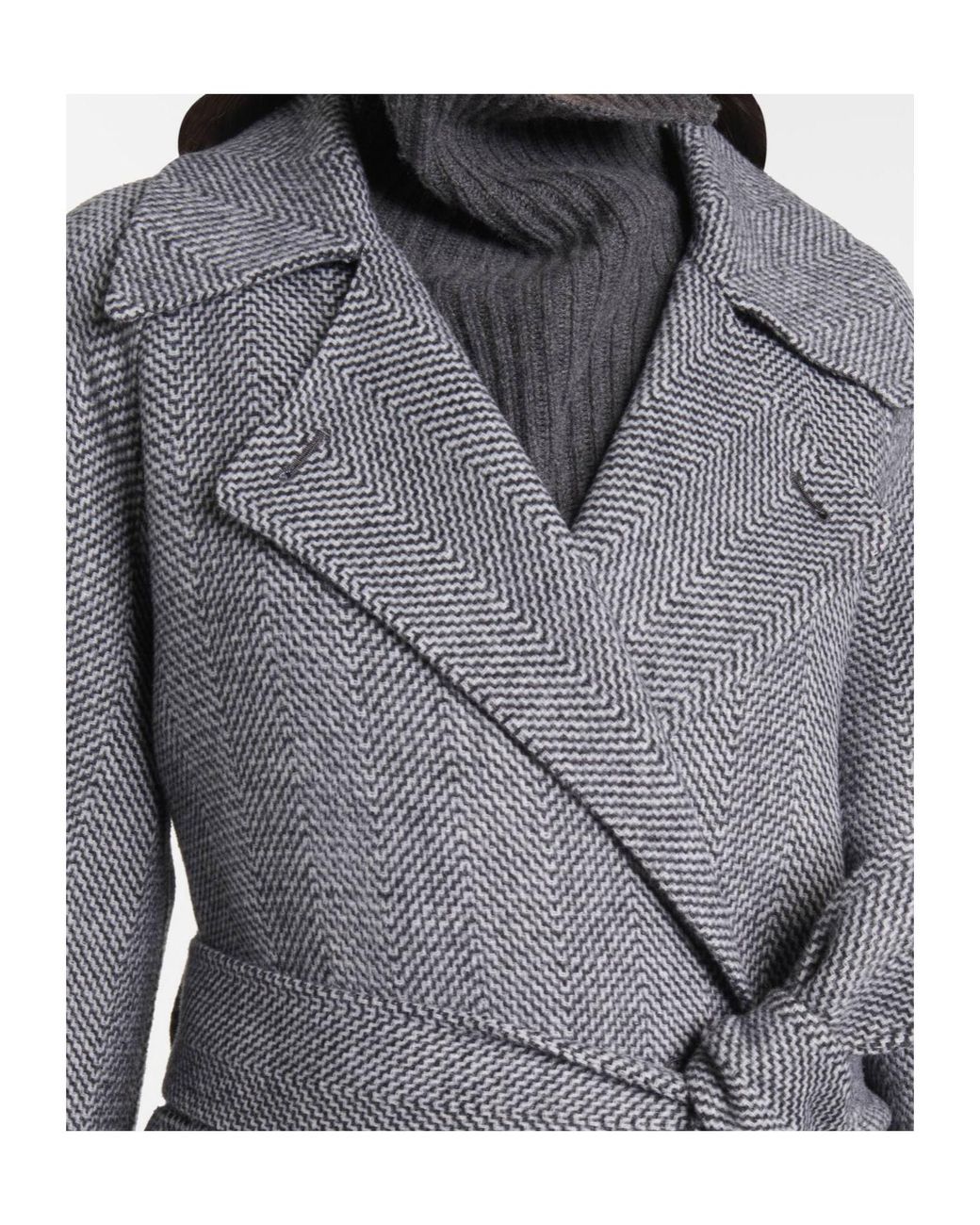 Joseph Gray Belted Coat