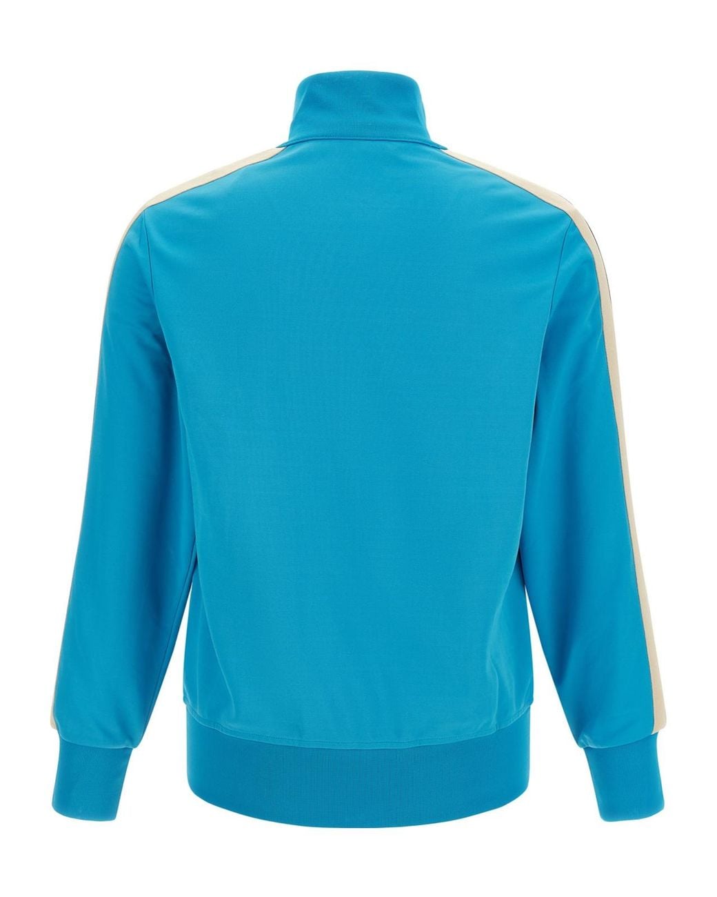Palm Angels Blue Track Zip-Up Jacket for men