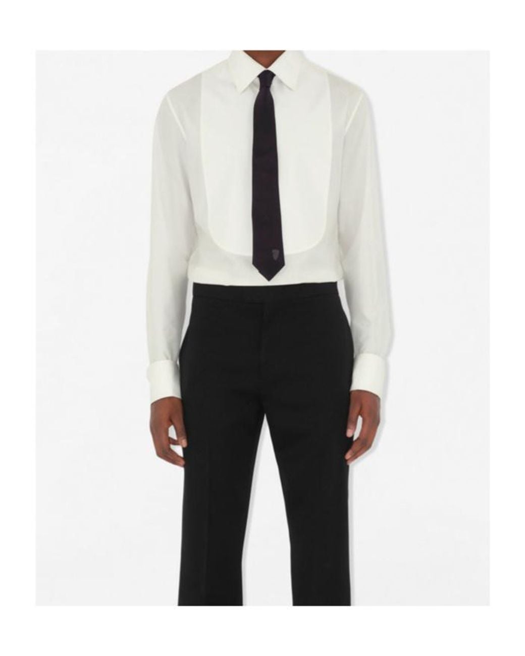 Burberry Black Silk Tie for men