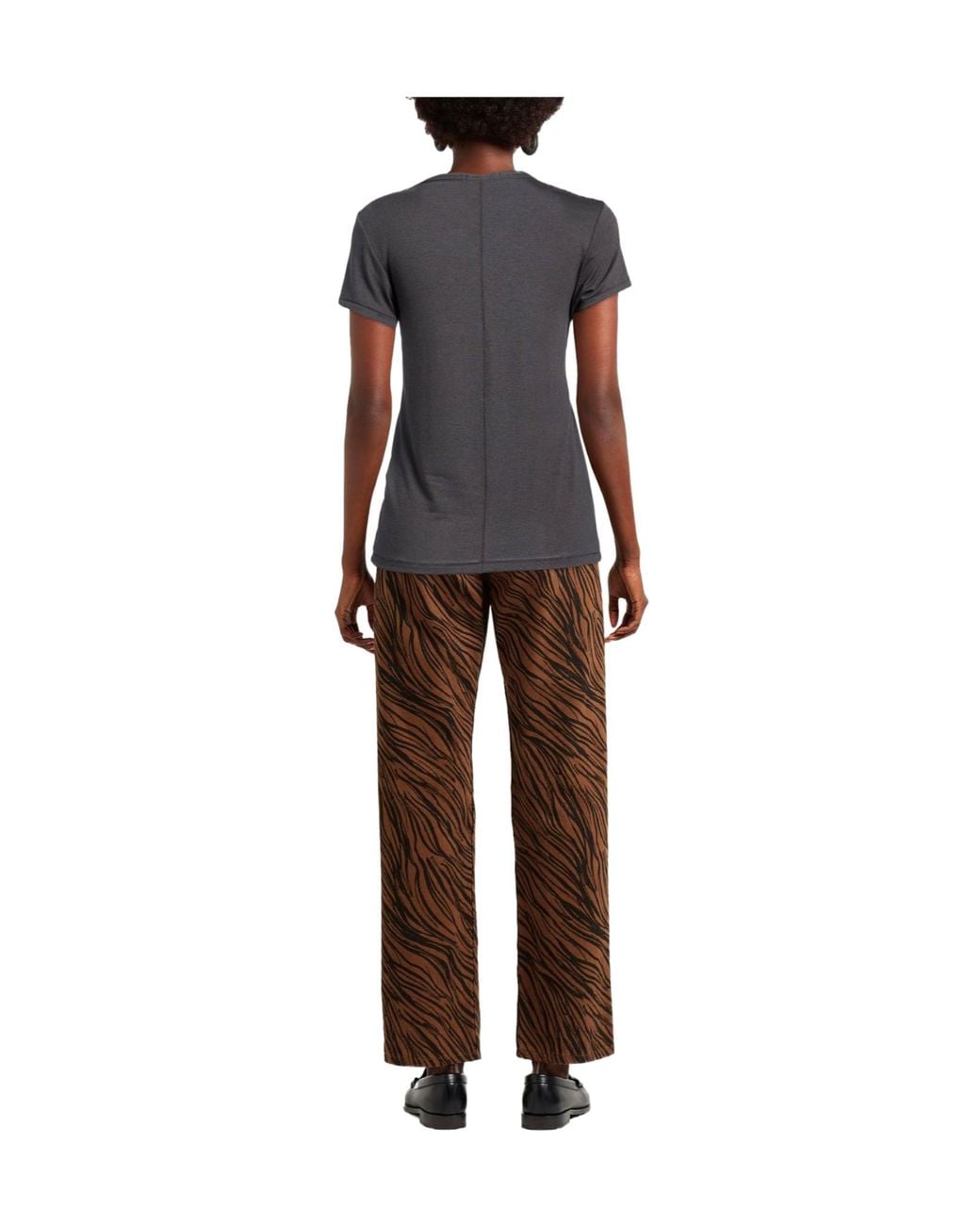 Rag & Bone Black Solid Color Knit Short-Sleeve T-Shirt