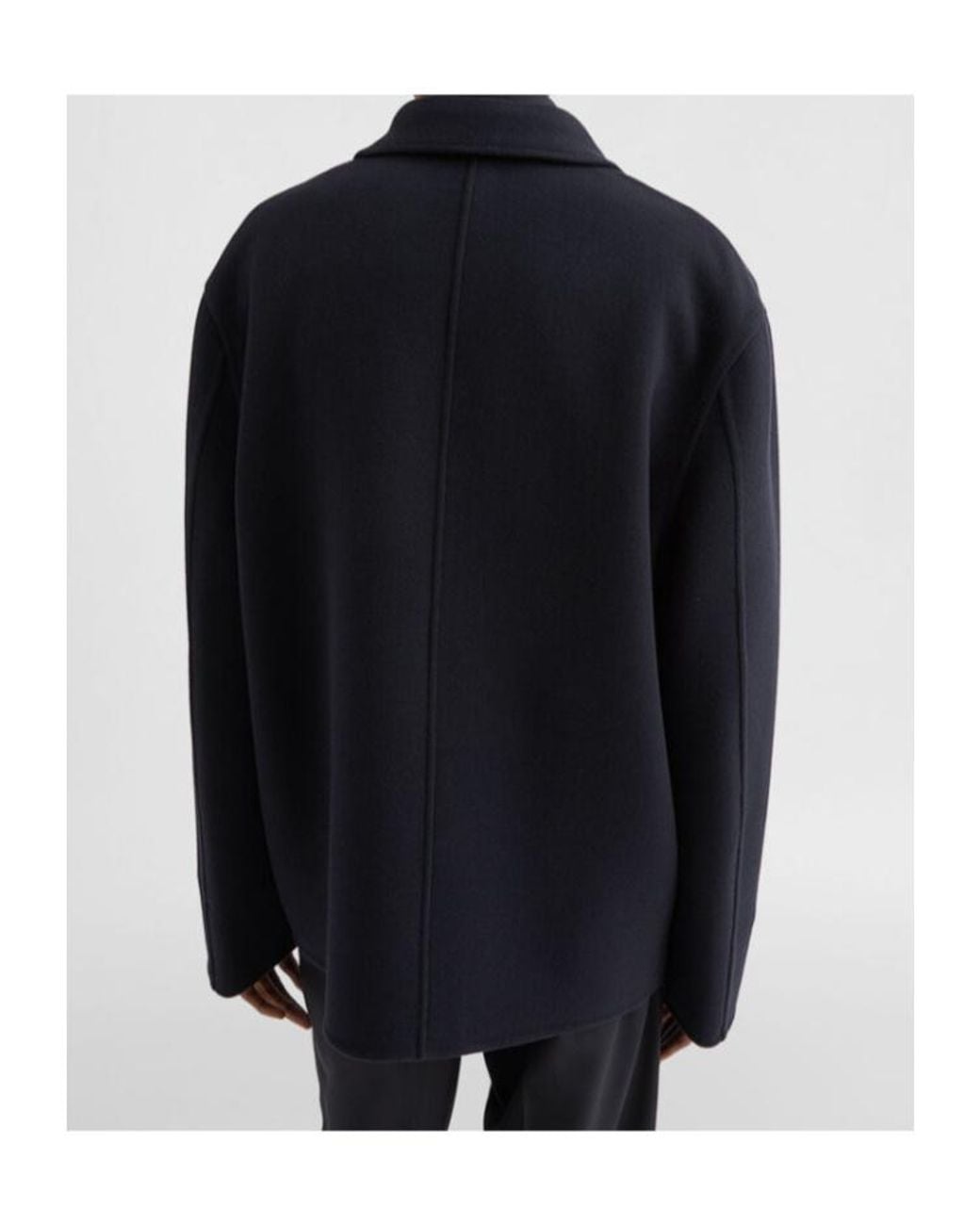 Jil Sander Blue Buttoned Shirt Jacket for men