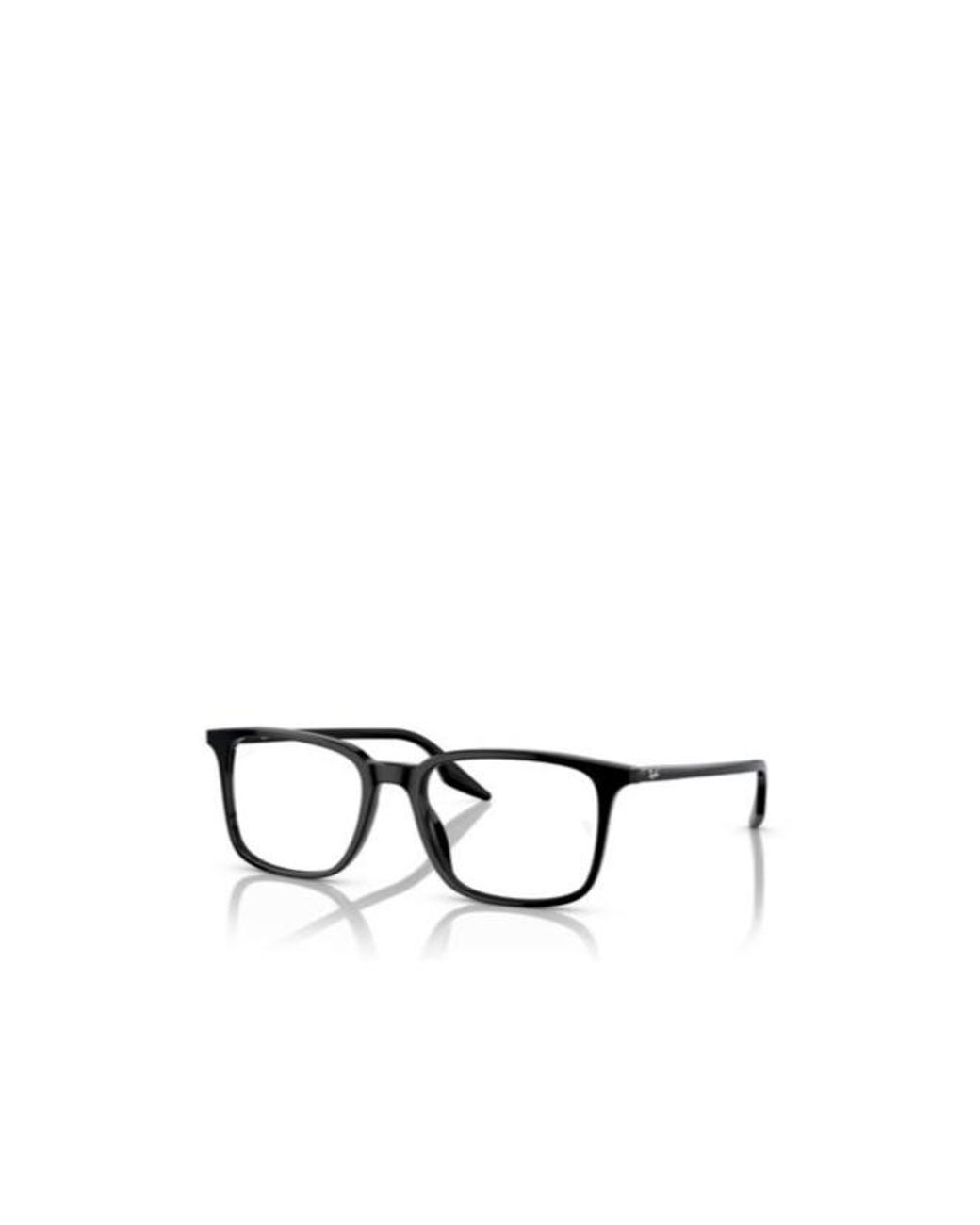 Ray-Ban White Rectangular Frame Glasses