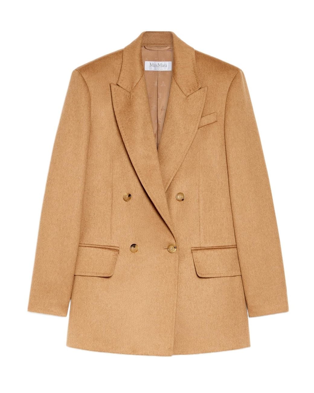 Max Mara Natural Olimpia Double-Breasted Blazer