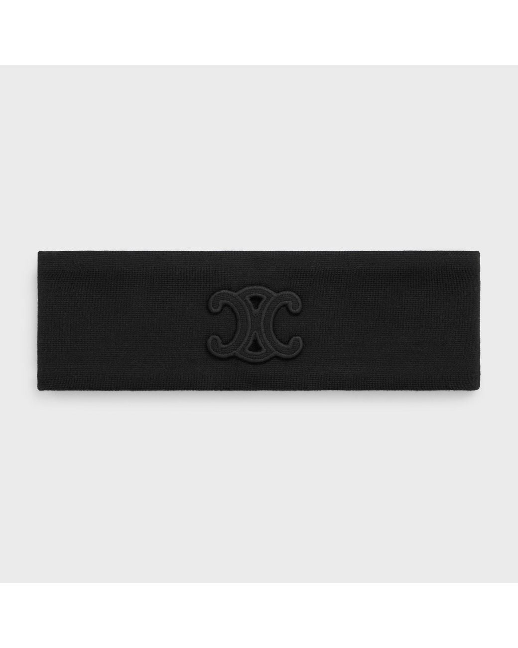 Céline Black Headband