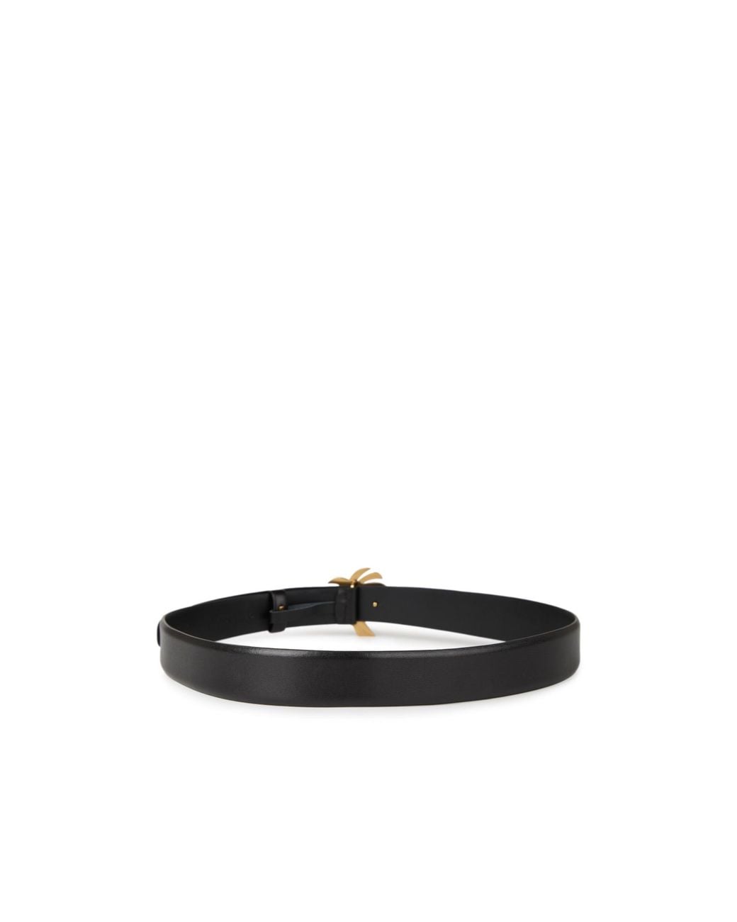 Palm Angels White Palm Buckle Belt for men