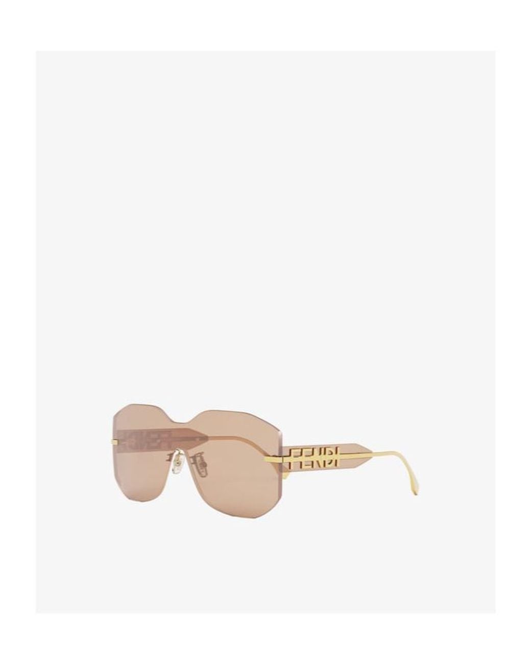 Fendi Pink Eyewear Square Frame Sunglasses for men