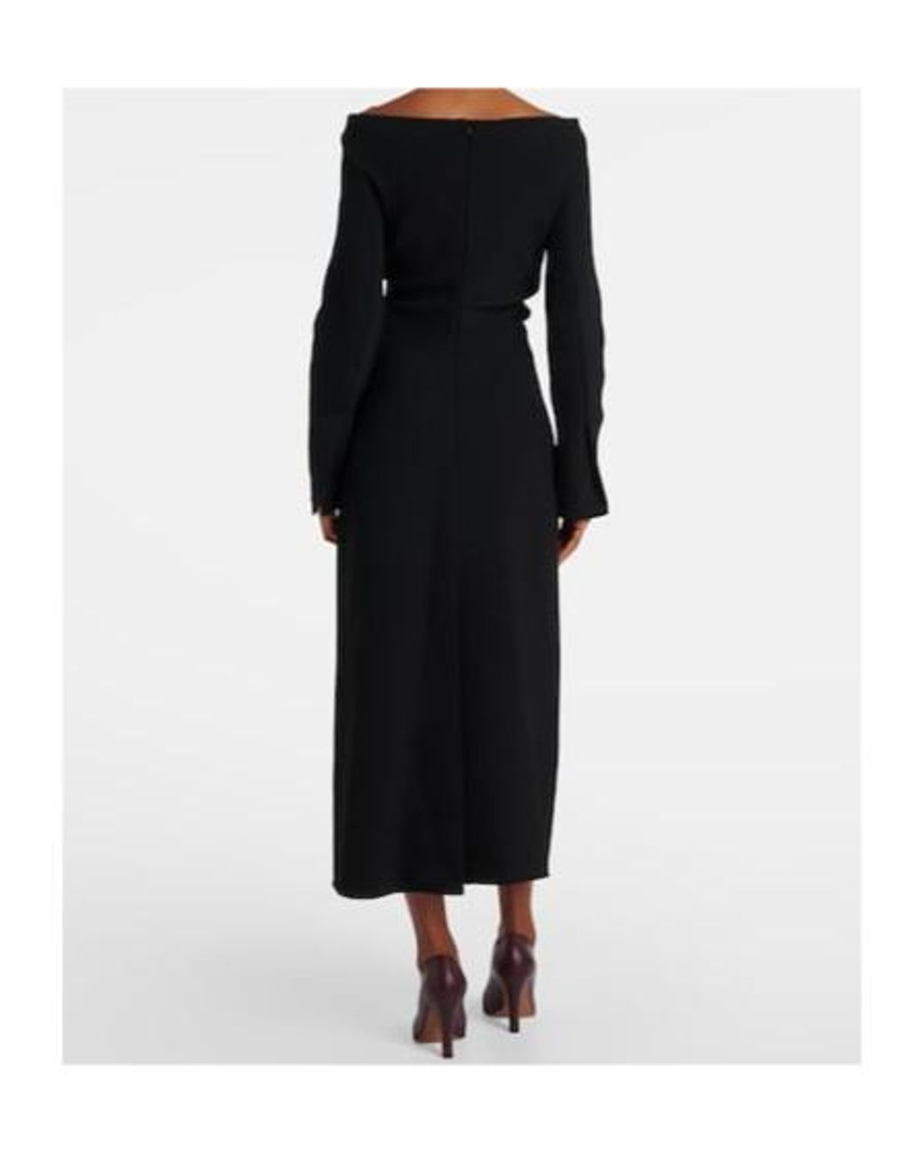 Proenza Schouler Black Yara Midi Dress