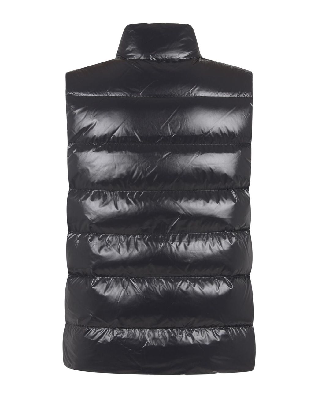 Moncler Black Tibb High-Neck Zip-Up Padded Gilet for men
