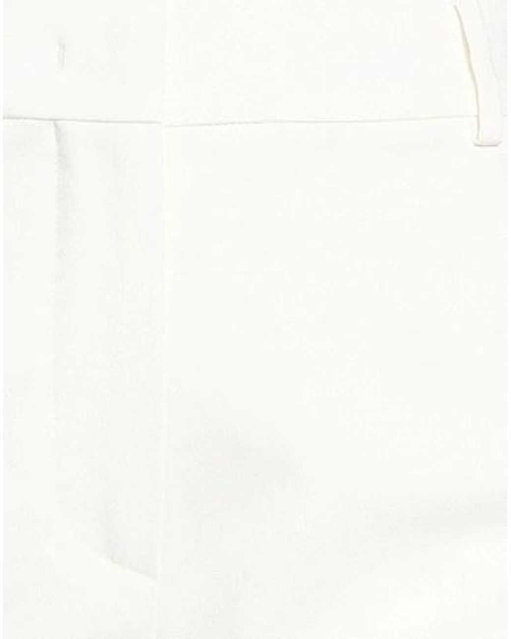 Max Mara White Simple Stretch Suit Trousers
