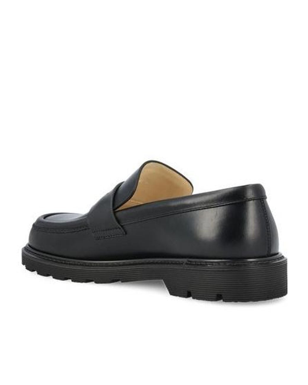 Loewe Black Round-Toe Blaze Loafers