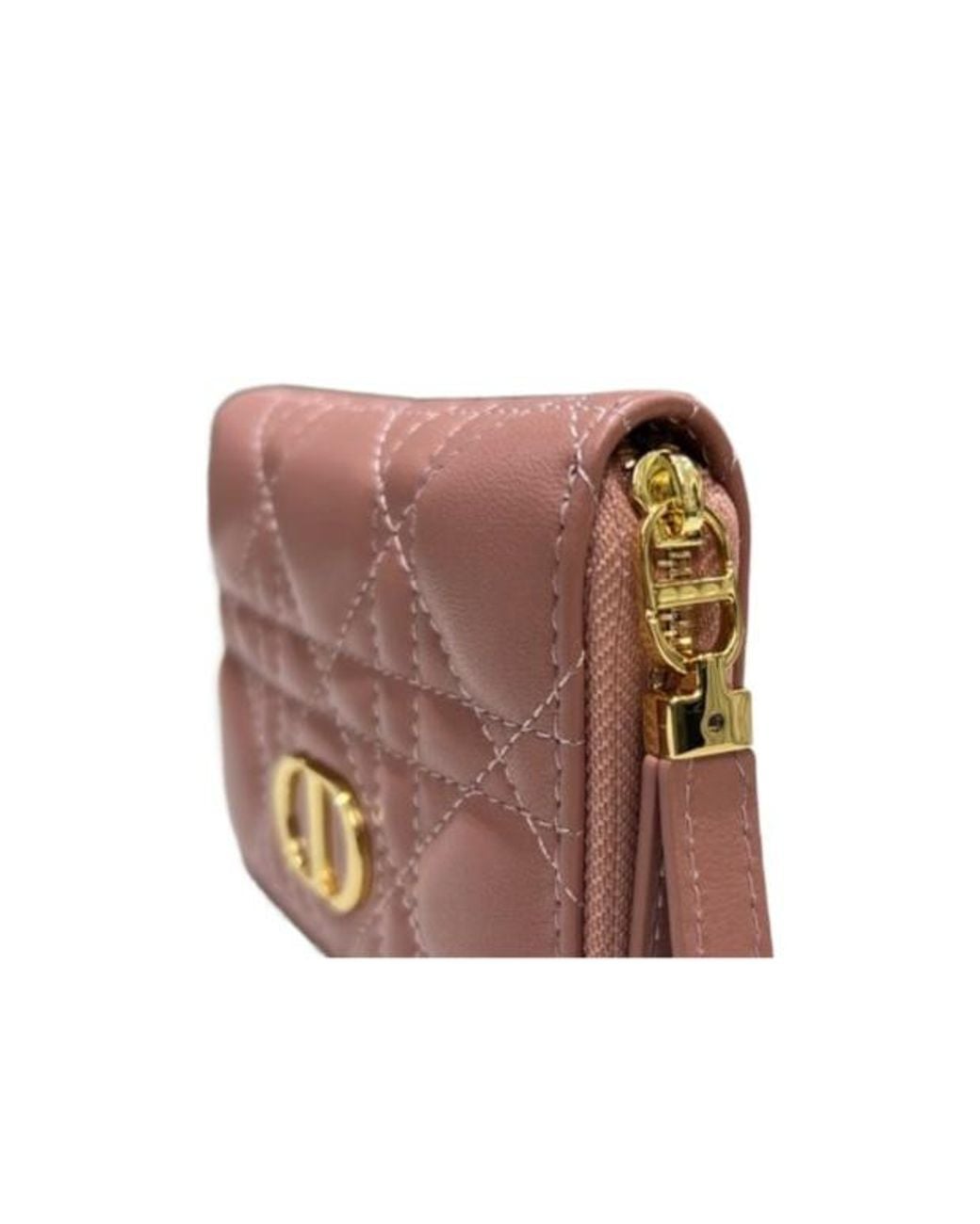 Dior Pink Small Lady Voyageur Coin Purse