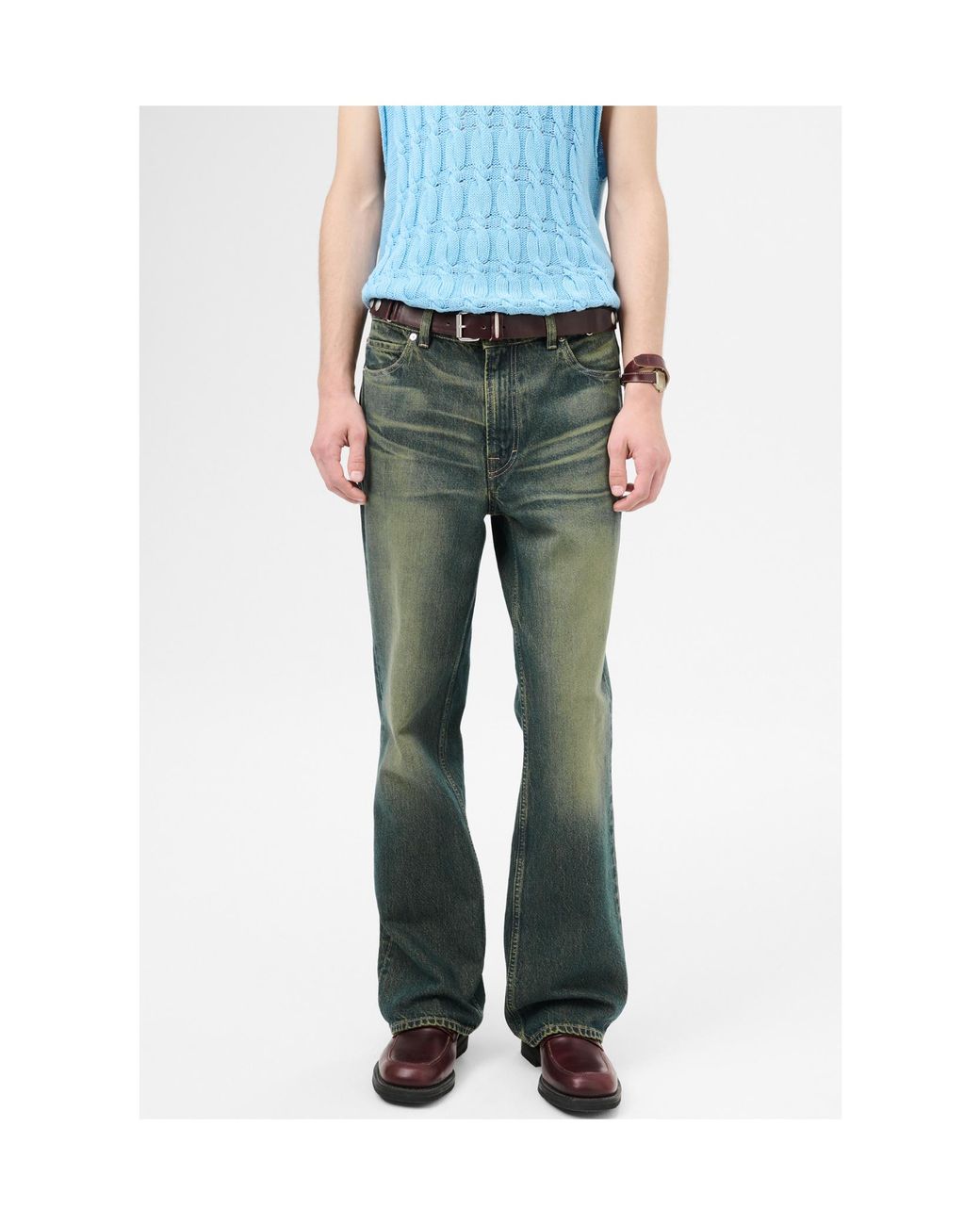 Our Legacy Green アワーレガシー 70Sカット ストレートフィットジーンズ for men