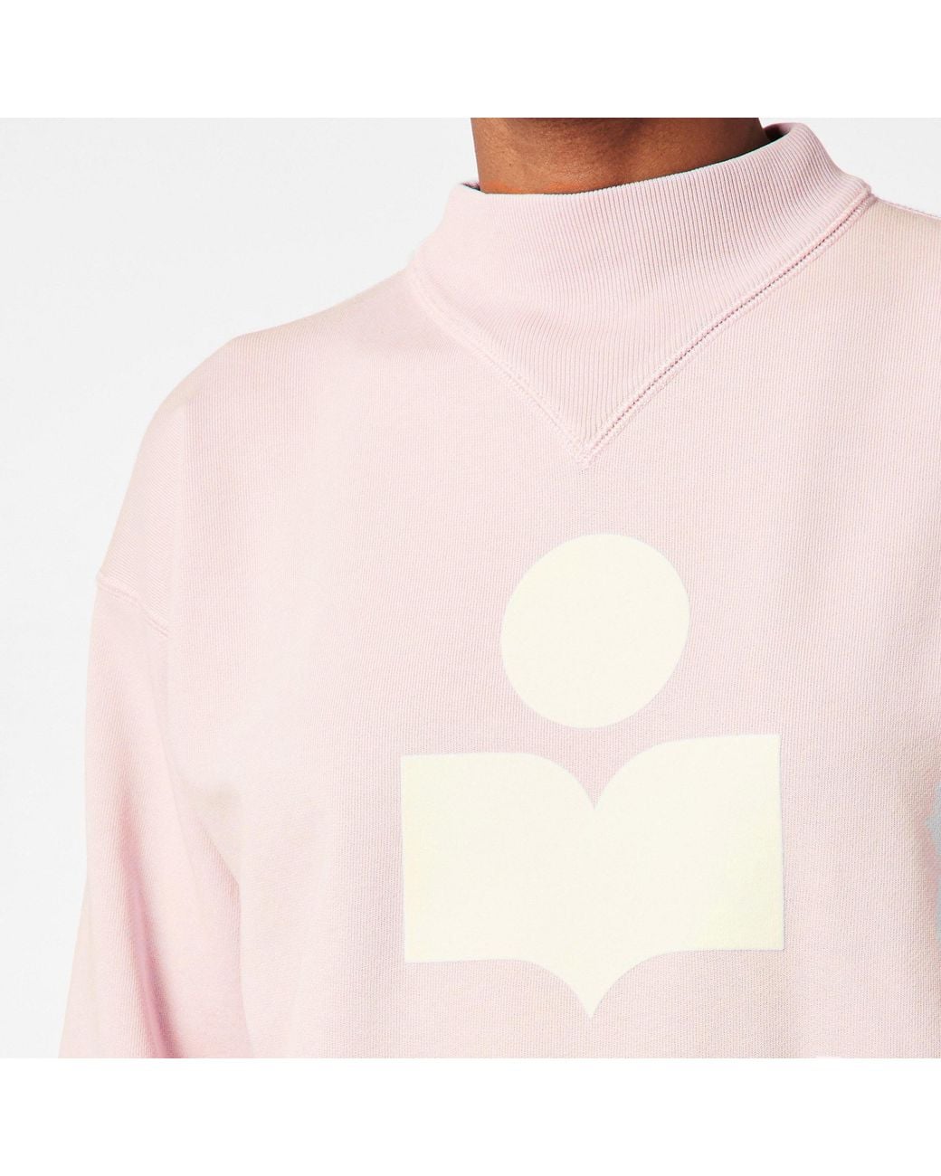 Isabel Marant Pink Cotton-Blend Sweatshirt