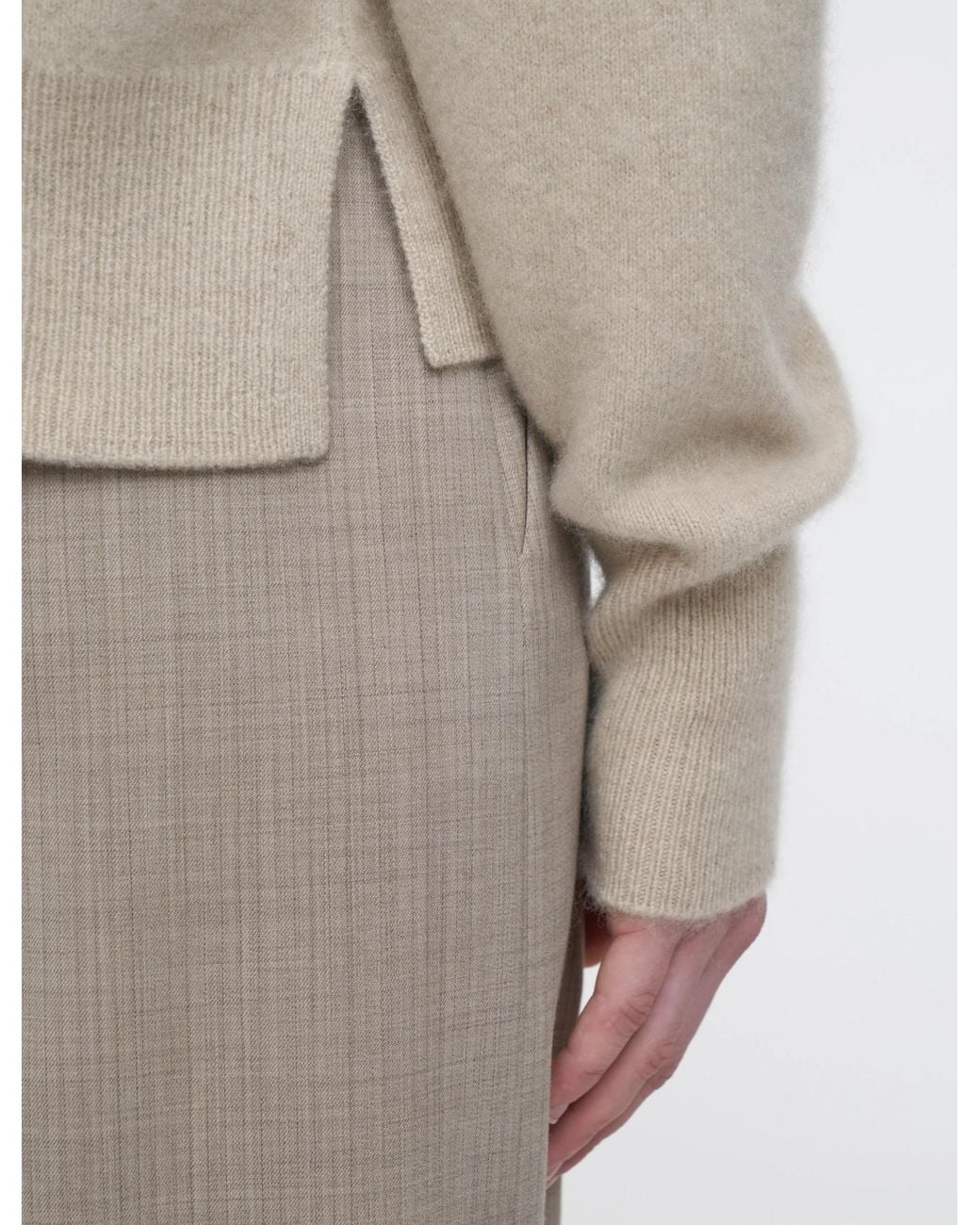 Joseph White Crew Neck Knitwear