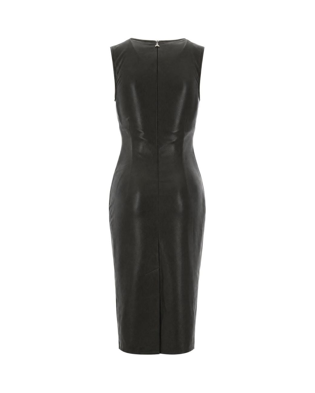 Patrizia Pepe Black Draped Midi Dress
