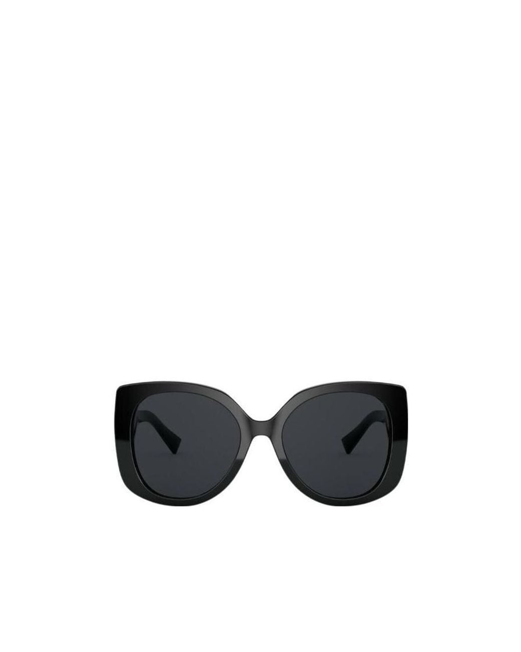 Versace Black Eyewear Medusa Square Frame Sunglasses