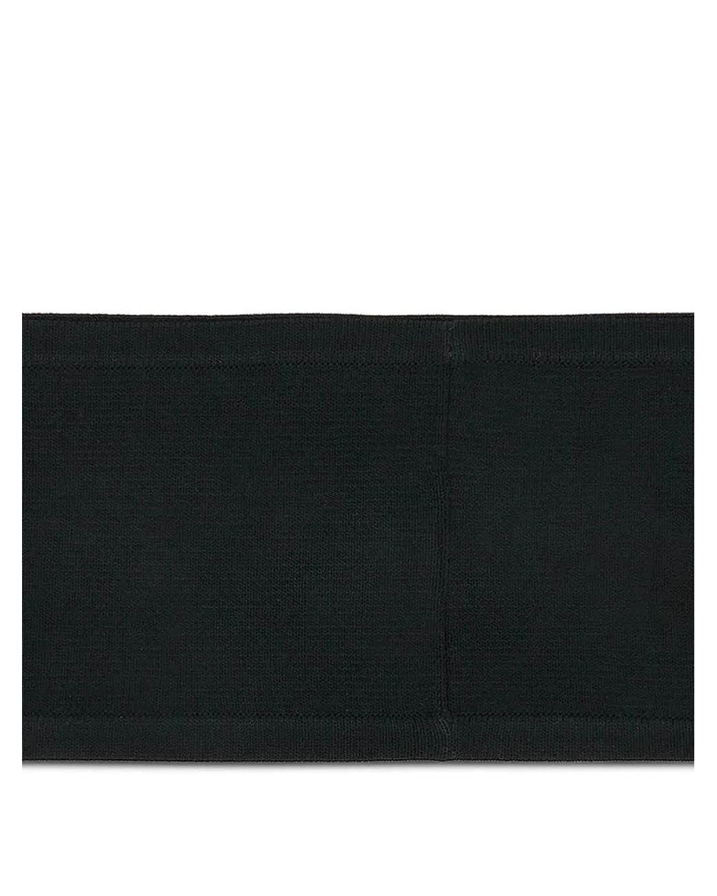 Totême Black Ribbed Hairband
