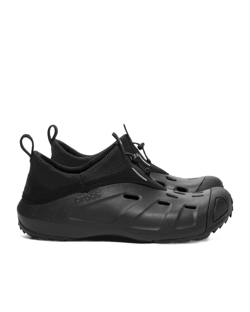 CROCSTM Black Logo Sandals for men
