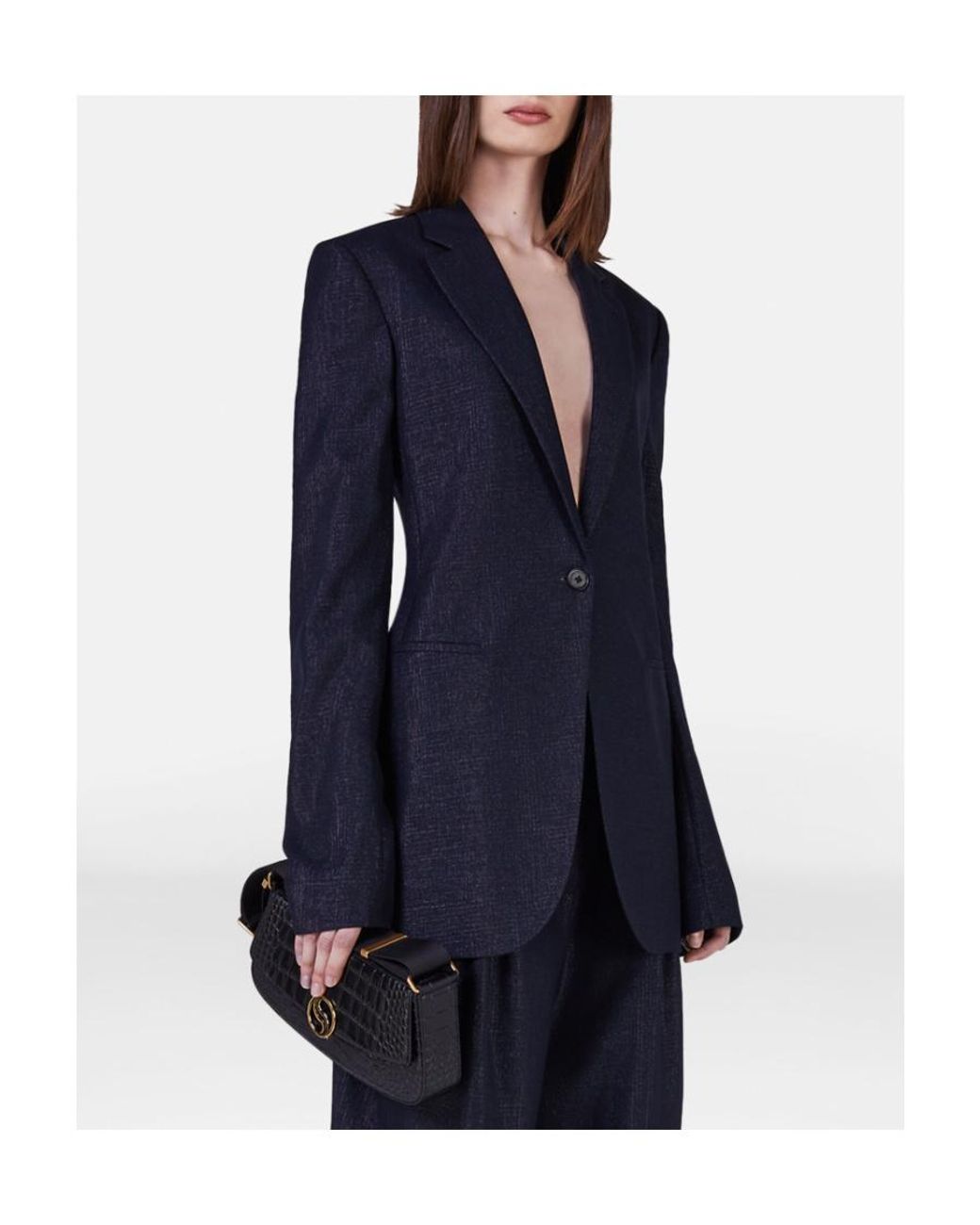 Stella McCartney Blue Slim-Fit Tailored Blazer