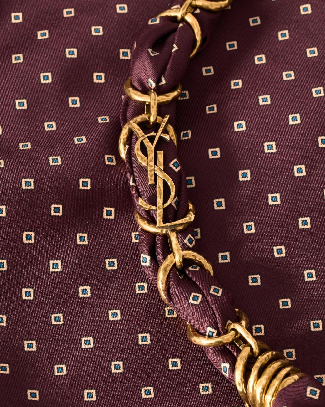 Saint Laurent Purple Amalia Handbag