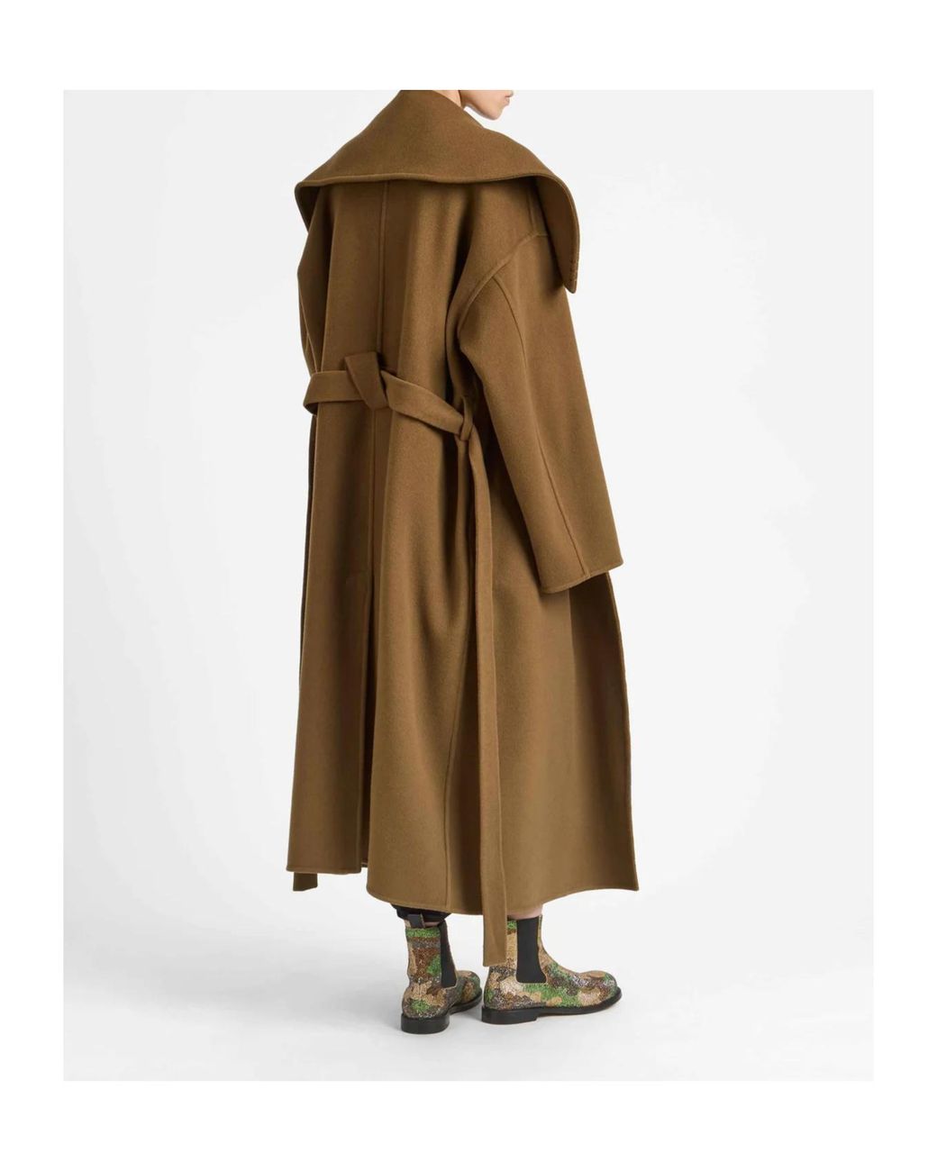 J.W. Anderson Natural Jw Anderson Longline Wrap Front Coat