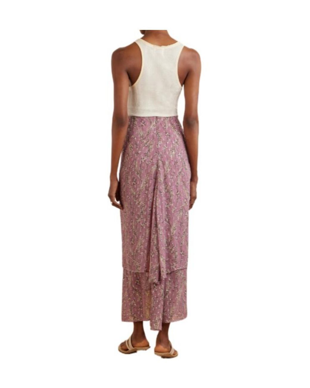 Veronica Beard Pink Lightweight Printed Maxi Dress