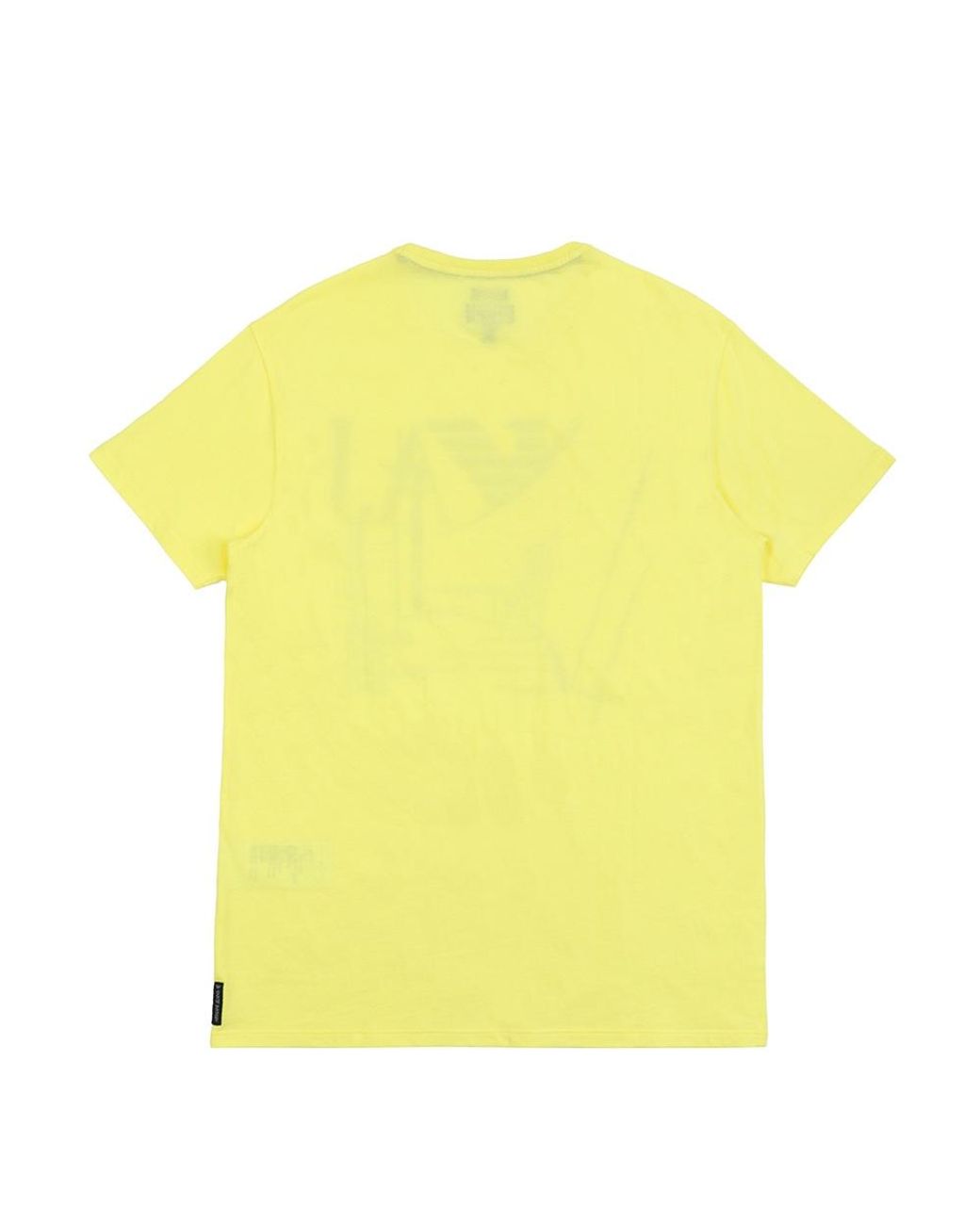Armani Jeans Yellow Logo Details T-Shirt for men
