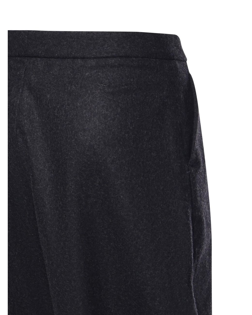 Alaïa Blue Alaïa High-Rise Wide-Leg Pants