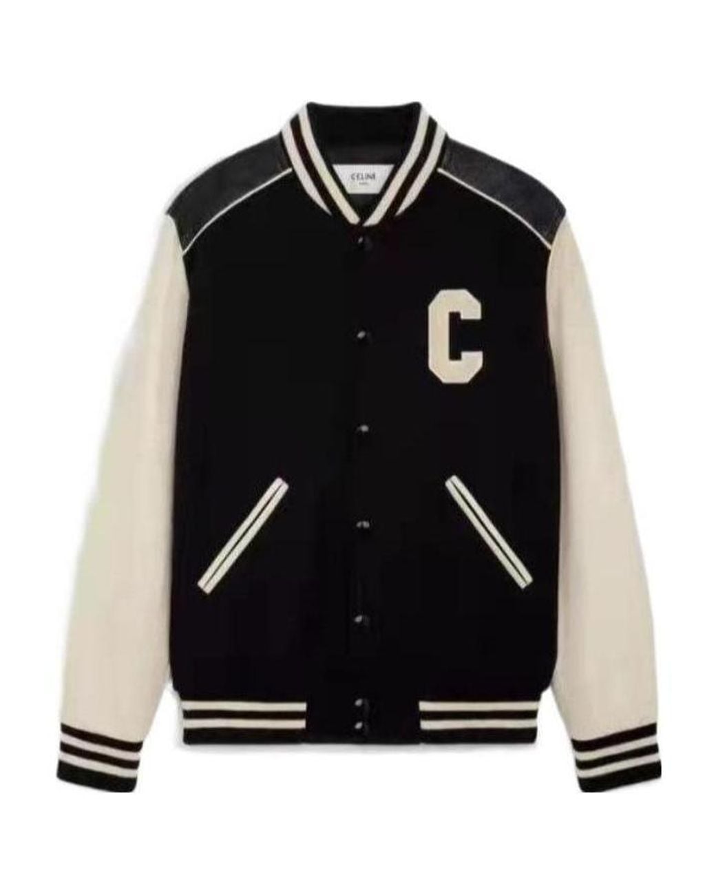 Céline Black Classic Teddy Jacket for men