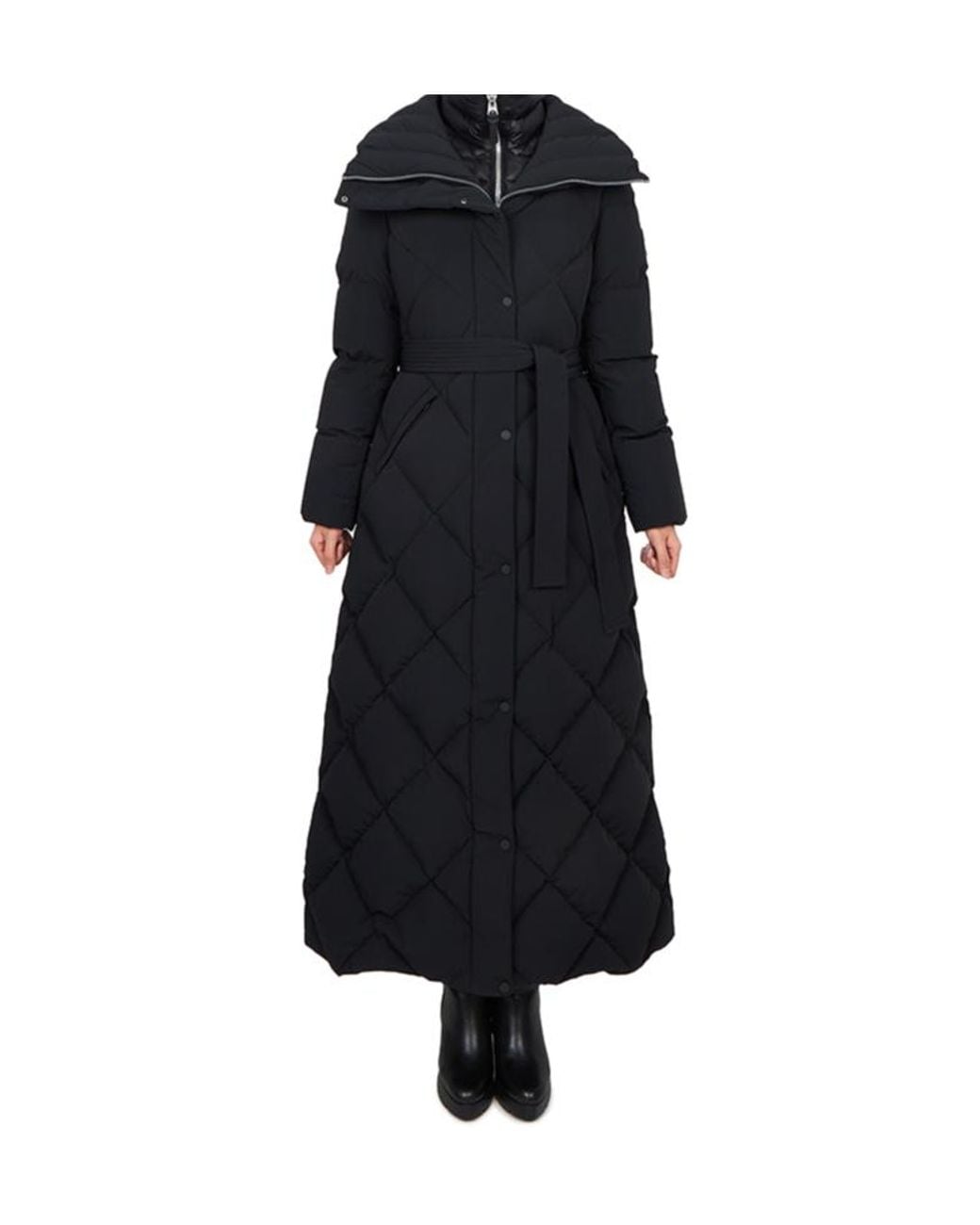 Mackage Black Long-Sleeved Down Jacket