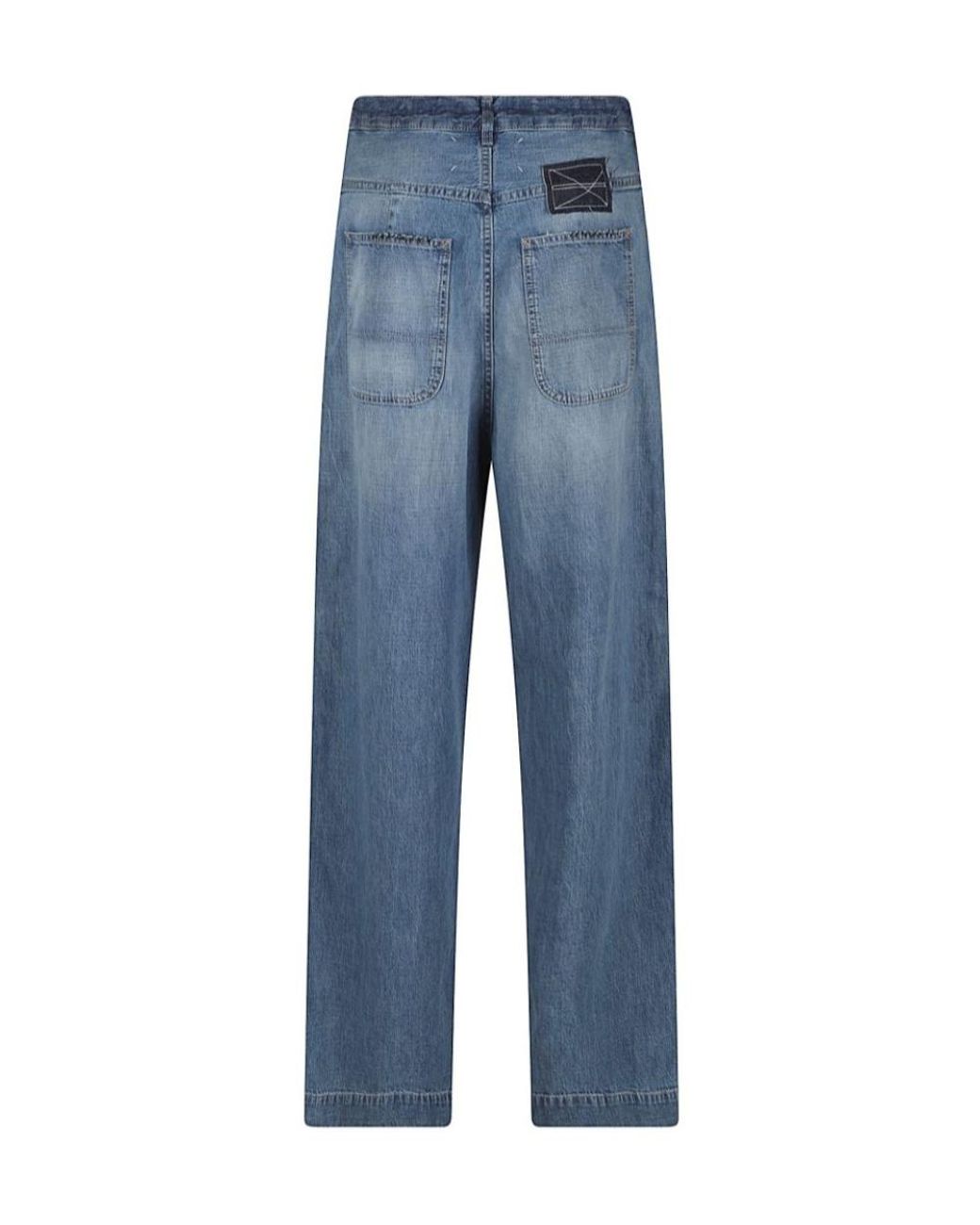 Maison Margiela Blue Belt-Loop Jeans
