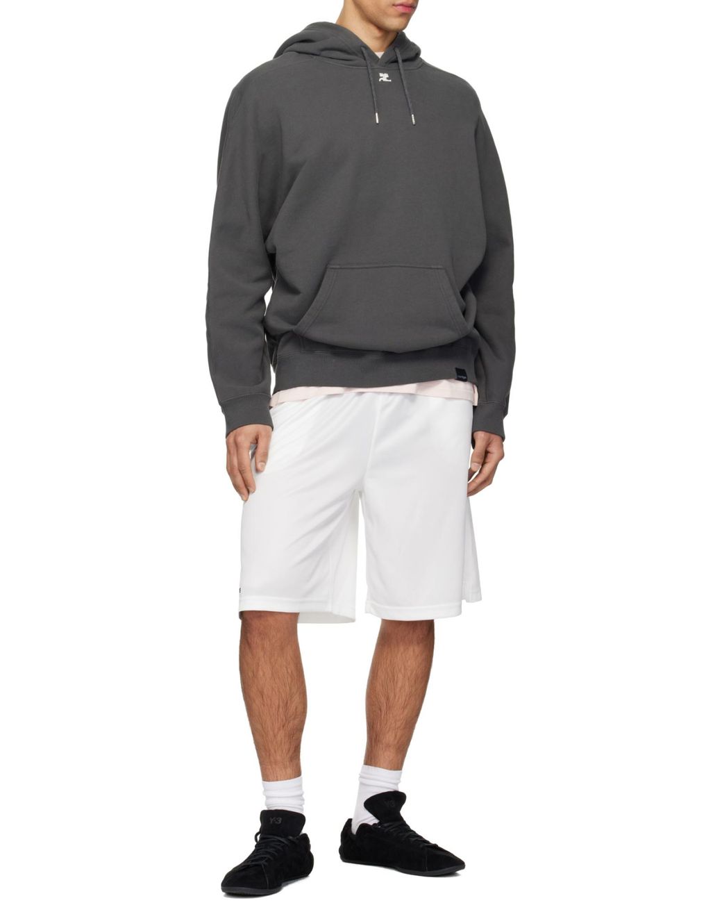 Courreges Gray Courrèges Oversized Hoodie for men