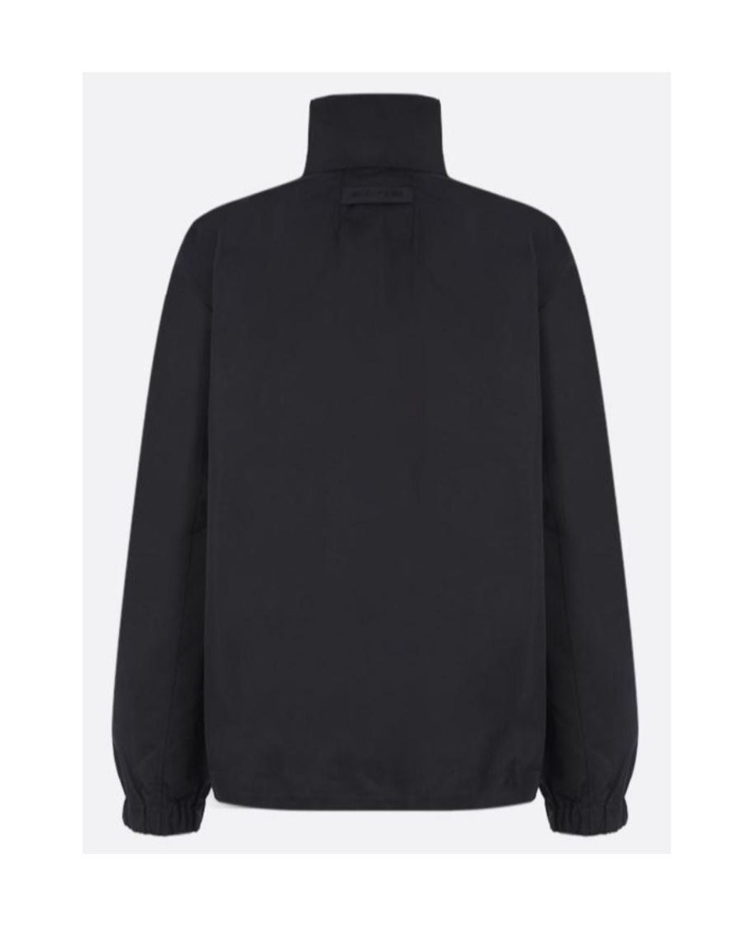 1017 ALYX 9SM Blue Logo Plaque High-Neck Windbreaker for men