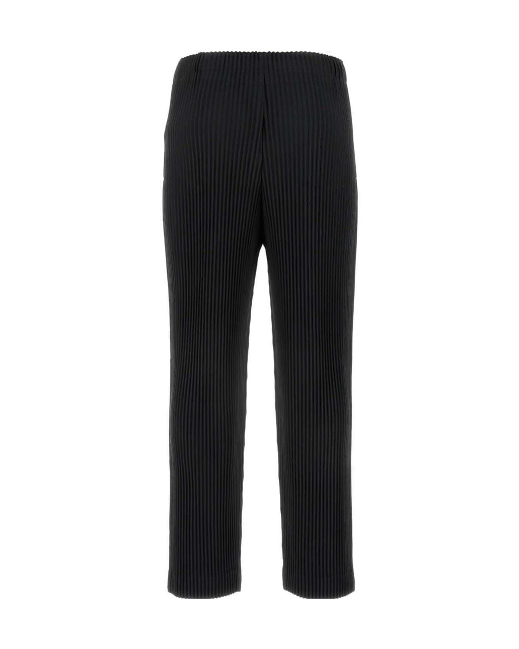Homme Plissé Issey Miyake Black Homme Plissé Issey Miyake Mc January Trousers for men