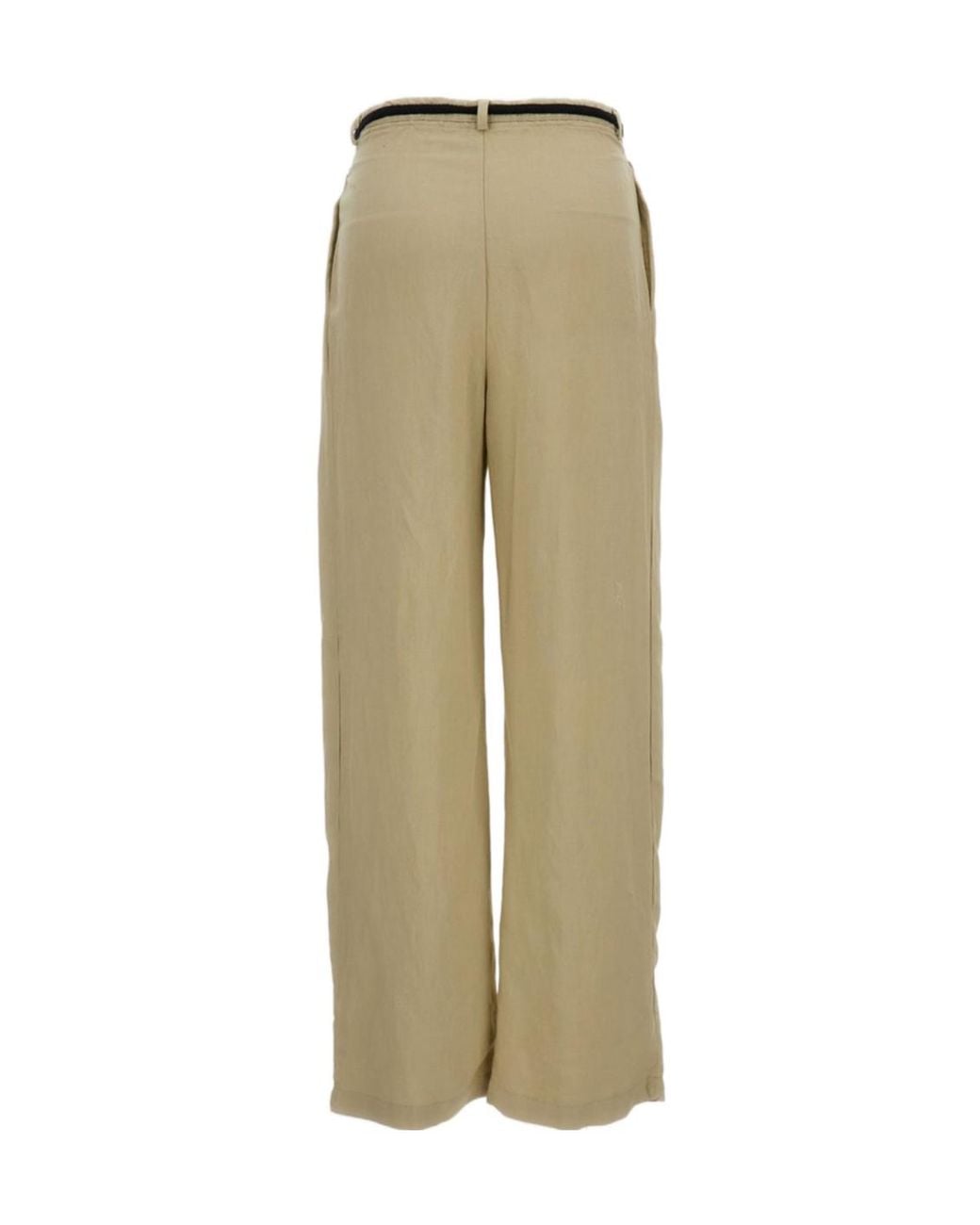 Barena Green Drawstring Pleated Trousers