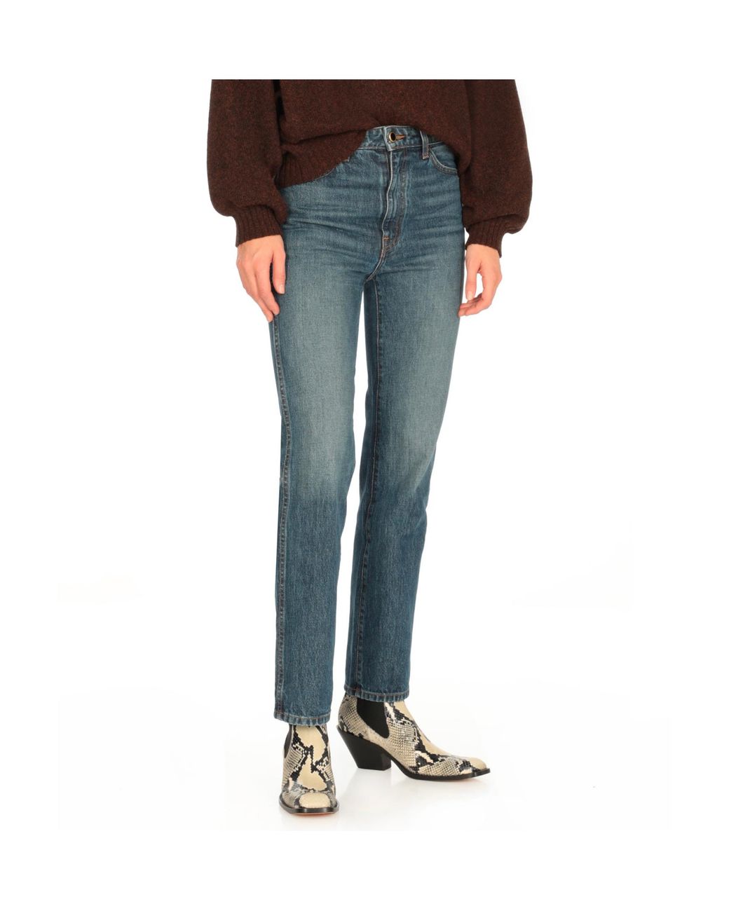 Khaite Black Cowboy Boots