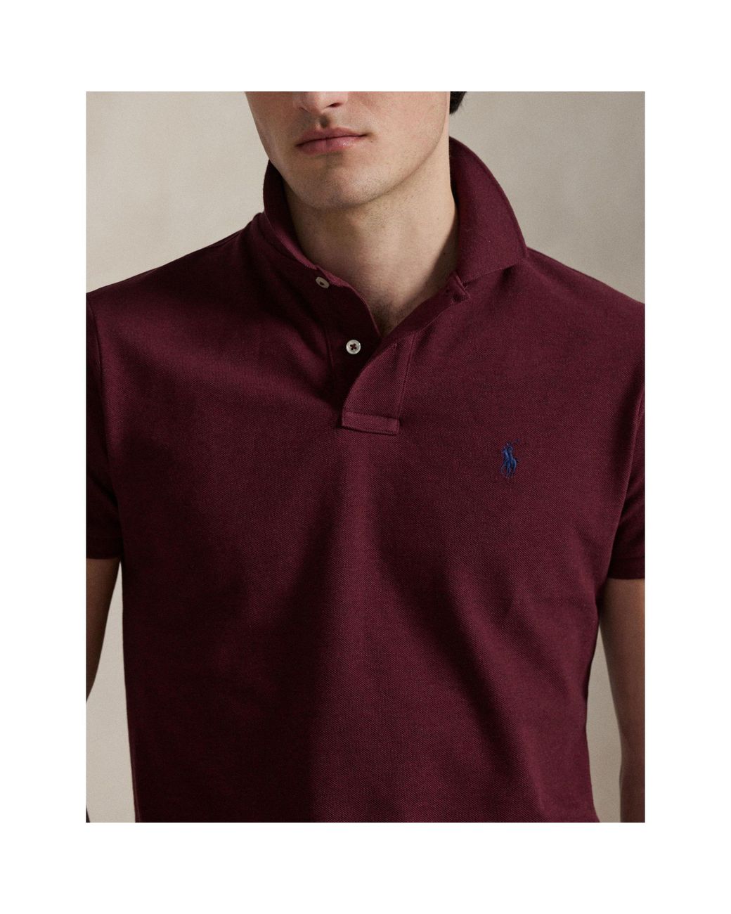 Polo Ralph Lauren Red Short Sleeve Polo Shirt for men