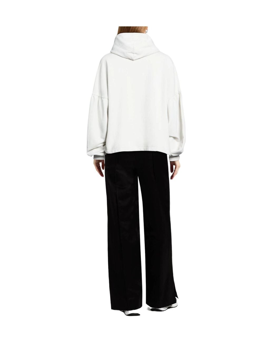 Balenciaga White Oversized Hoodie