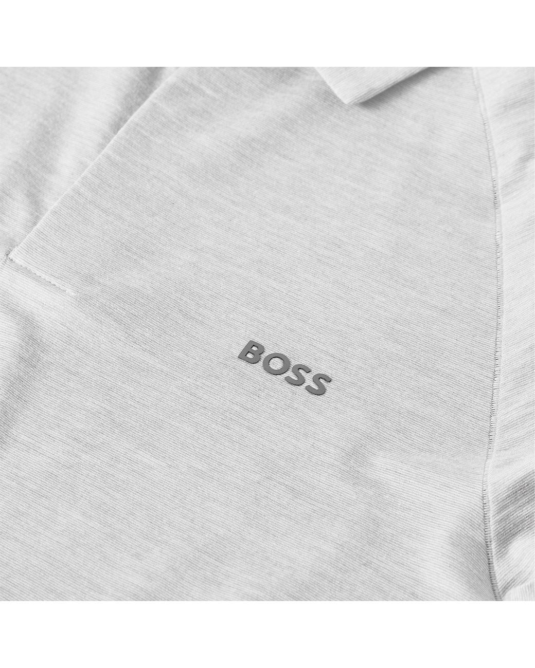 Boss White Shortsleeve Polo Shirt for men