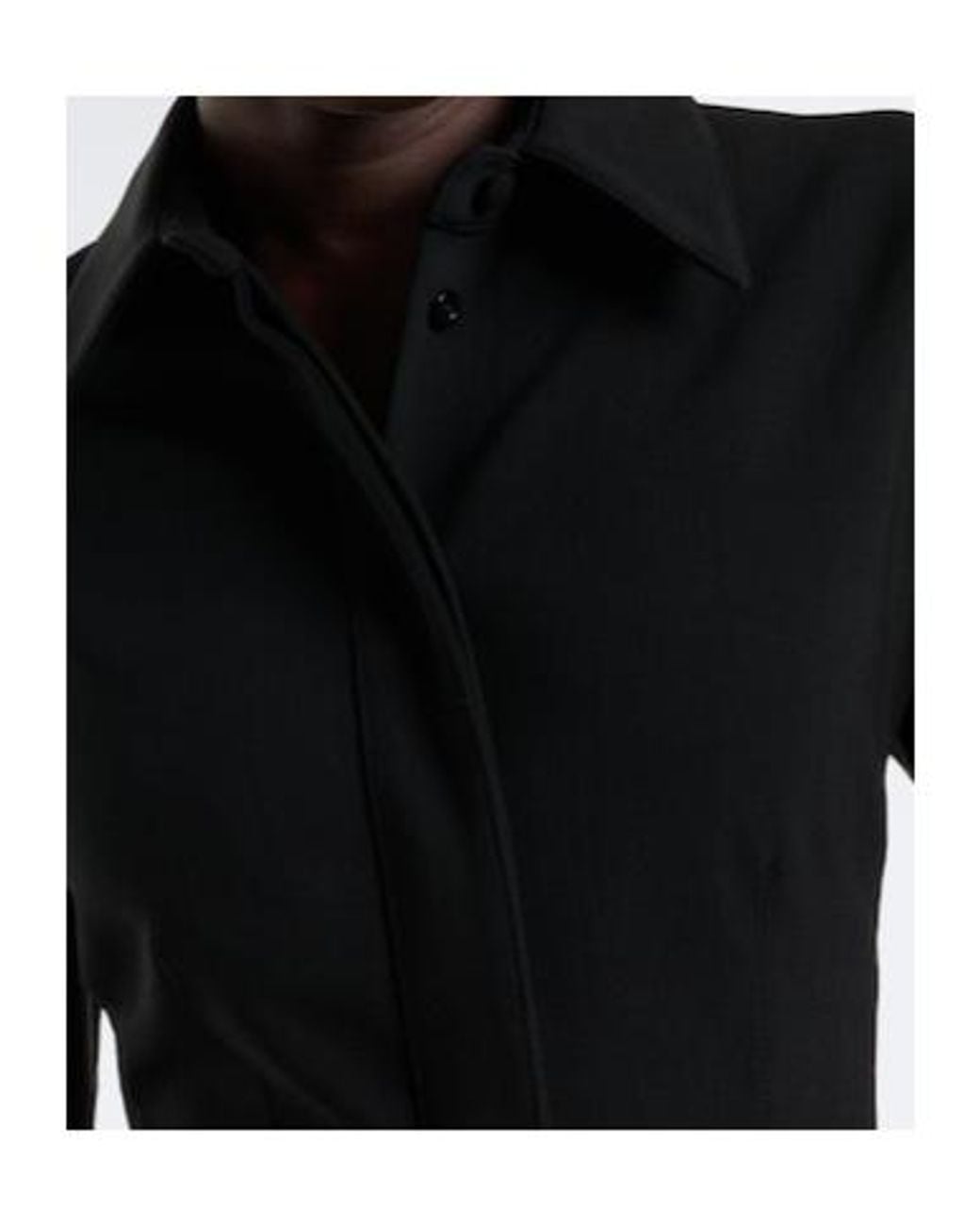 Mugler Black Wool-Blend Jacket