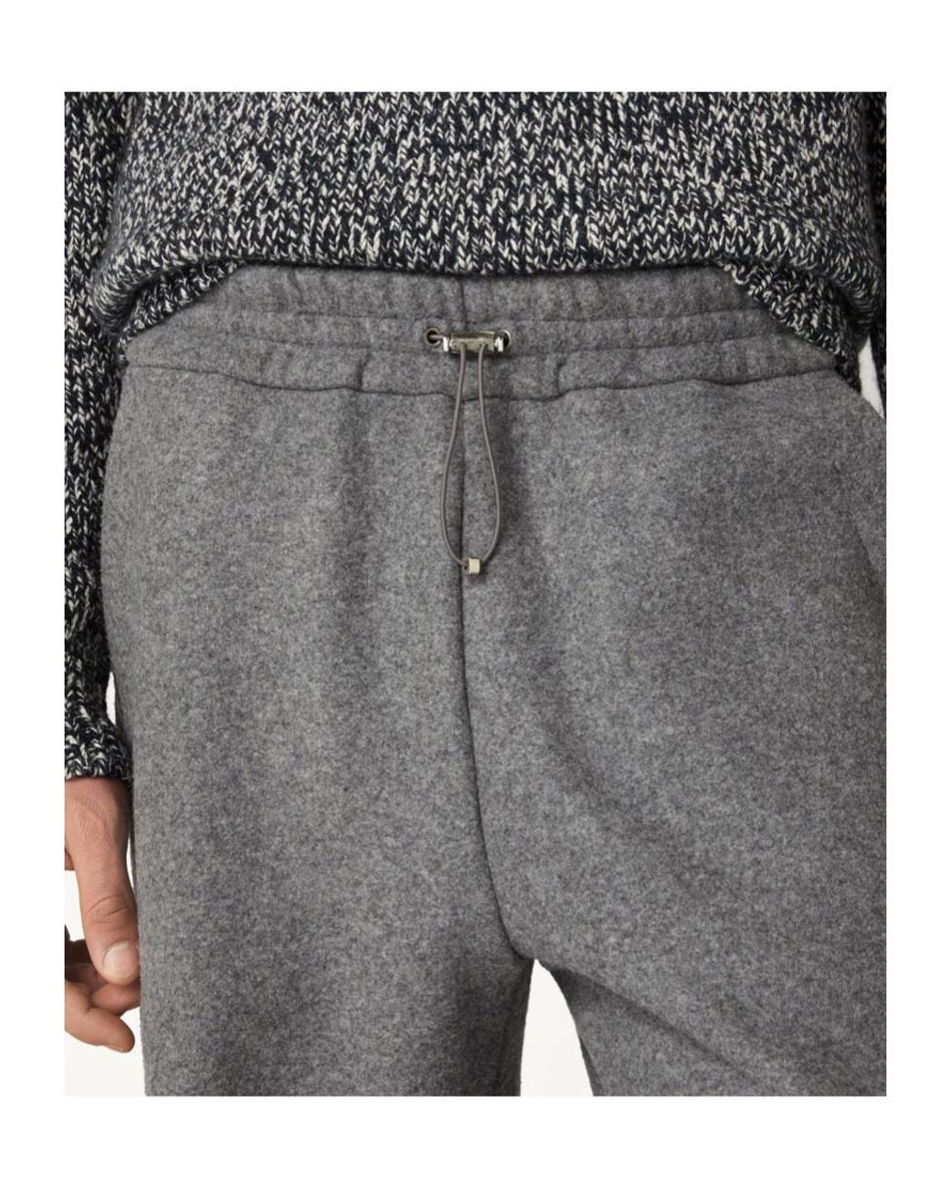 Loro Piana Gray Cevo Pants for men