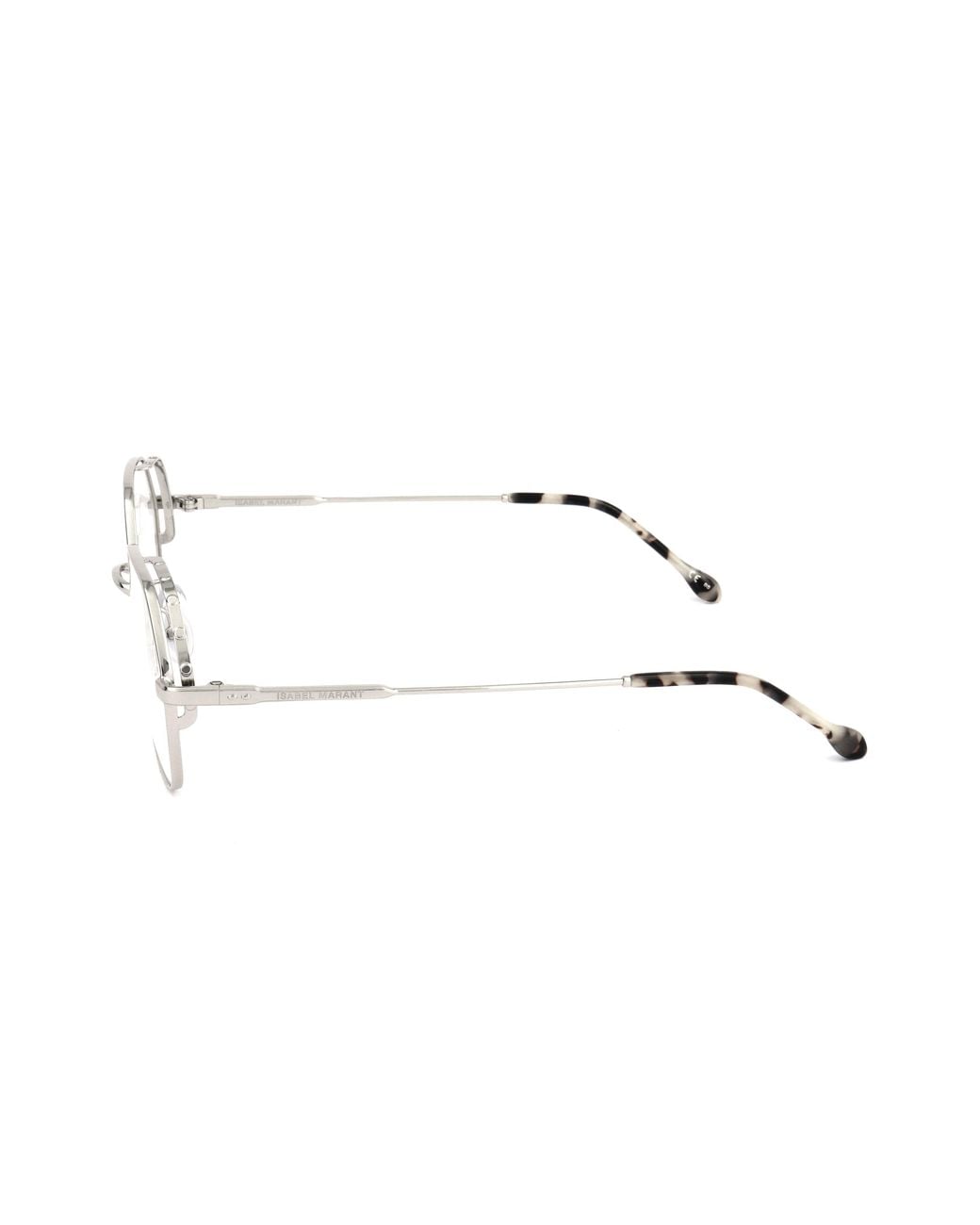 Isabel Marant White Full-Rimmed Glasses (With Non-Prescription Lenses)