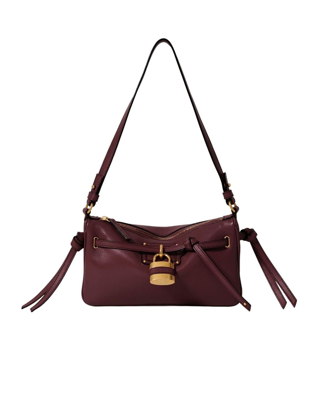 Chloé Brown Mini Paddington Sling Pouch With Strap